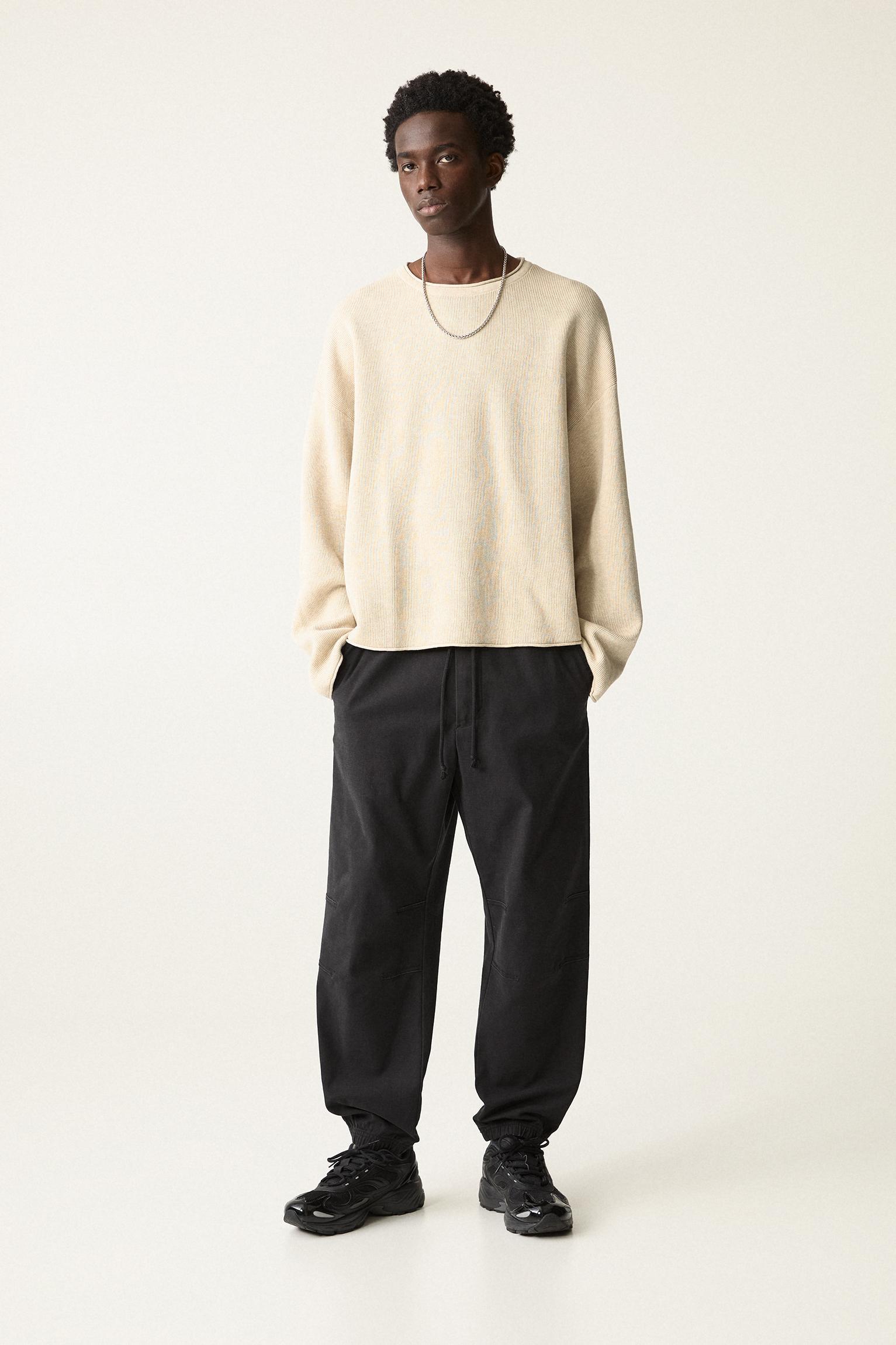 Textured sweatpants Product Image