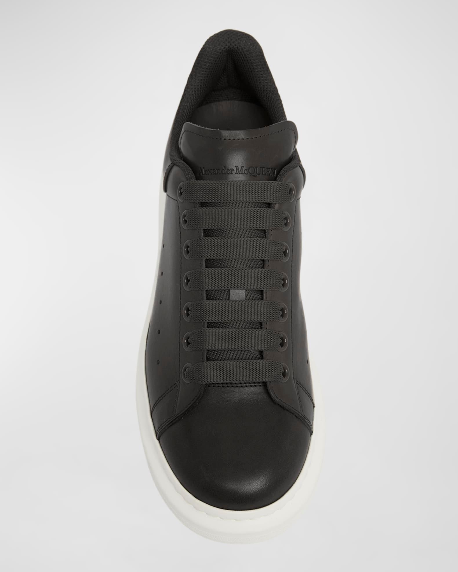 Men's Oversized Leather Low-Top Sneakers Product Image