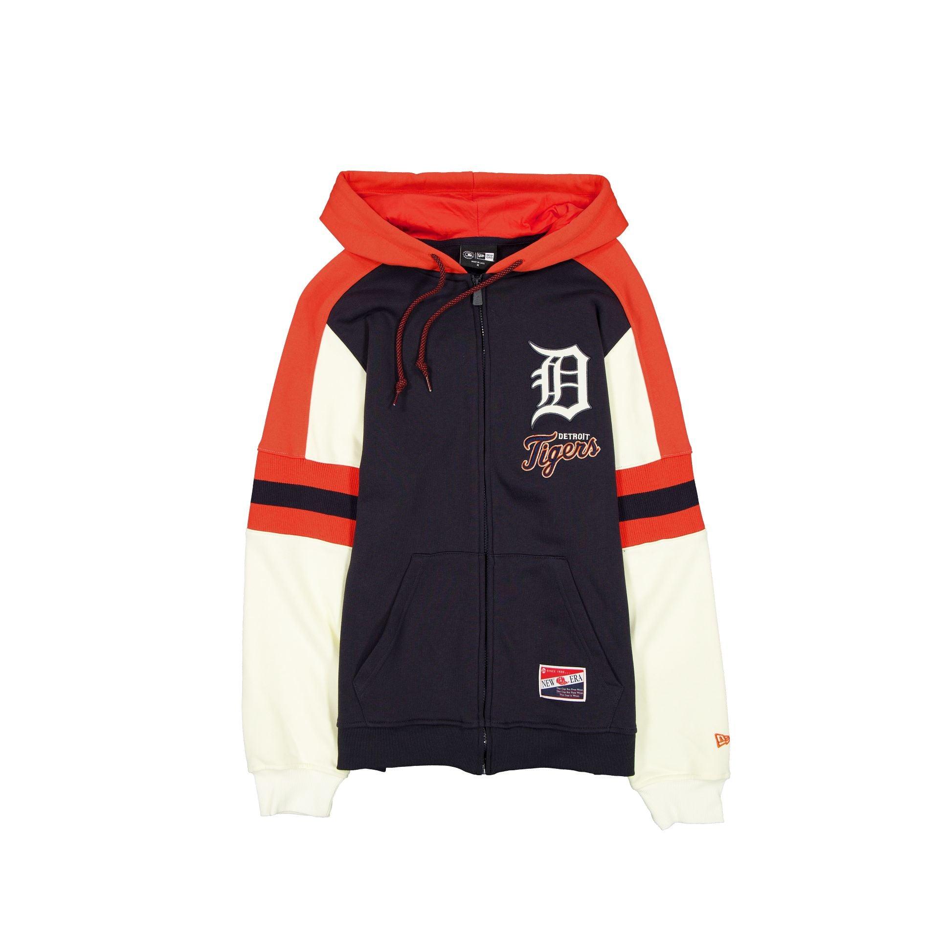 Atlanta Braves Throwback Zipper Hoodie Male Product Image