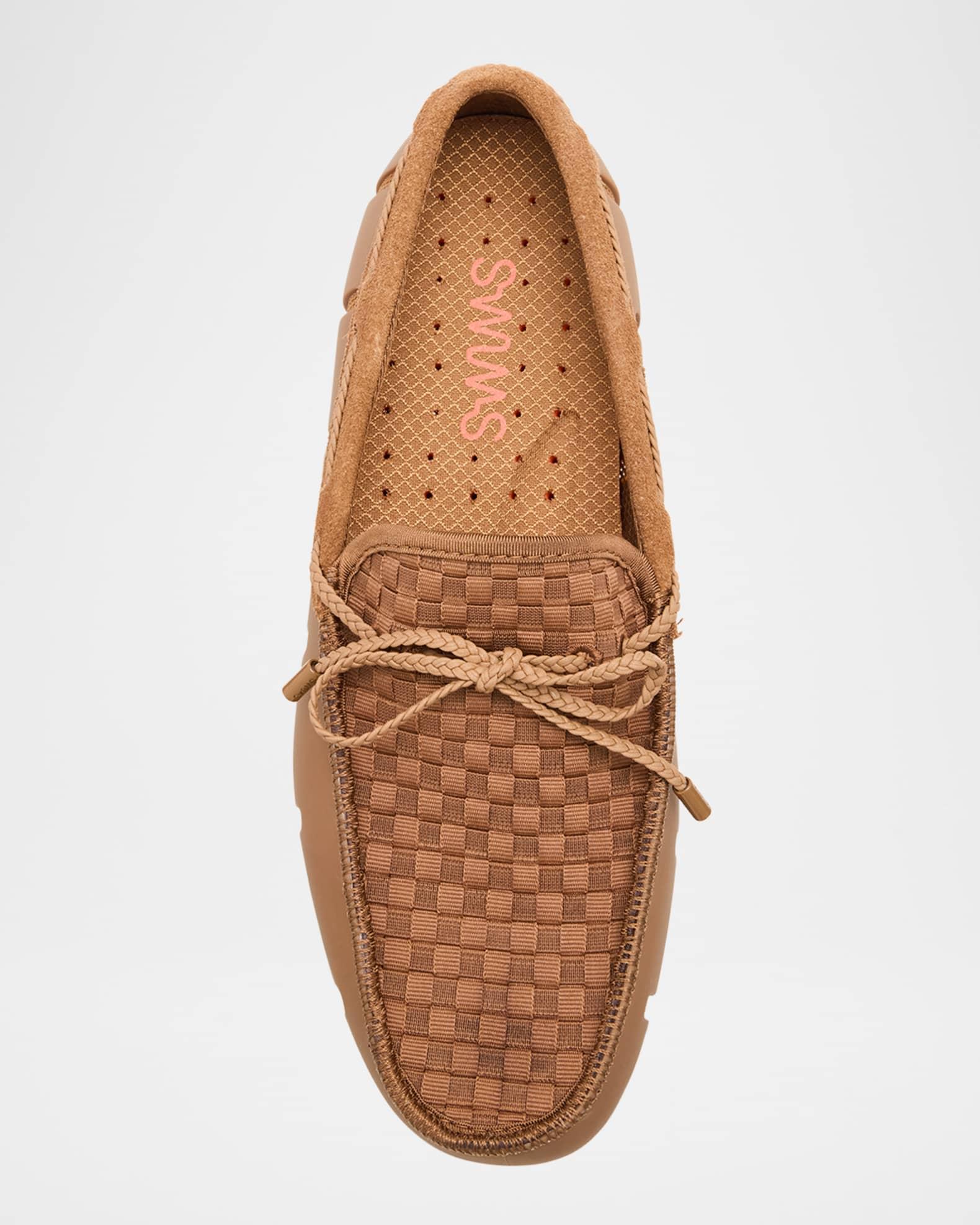 Men's Woven Textile and Suede Drivers Product Image