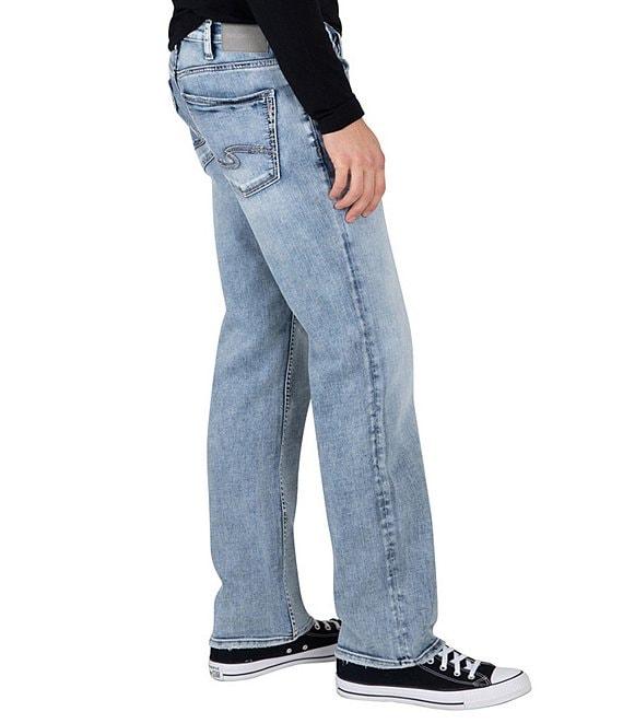 Silver Jeans Co. Grayson Performance Stretch Straight Light Wash Jeans Product Image