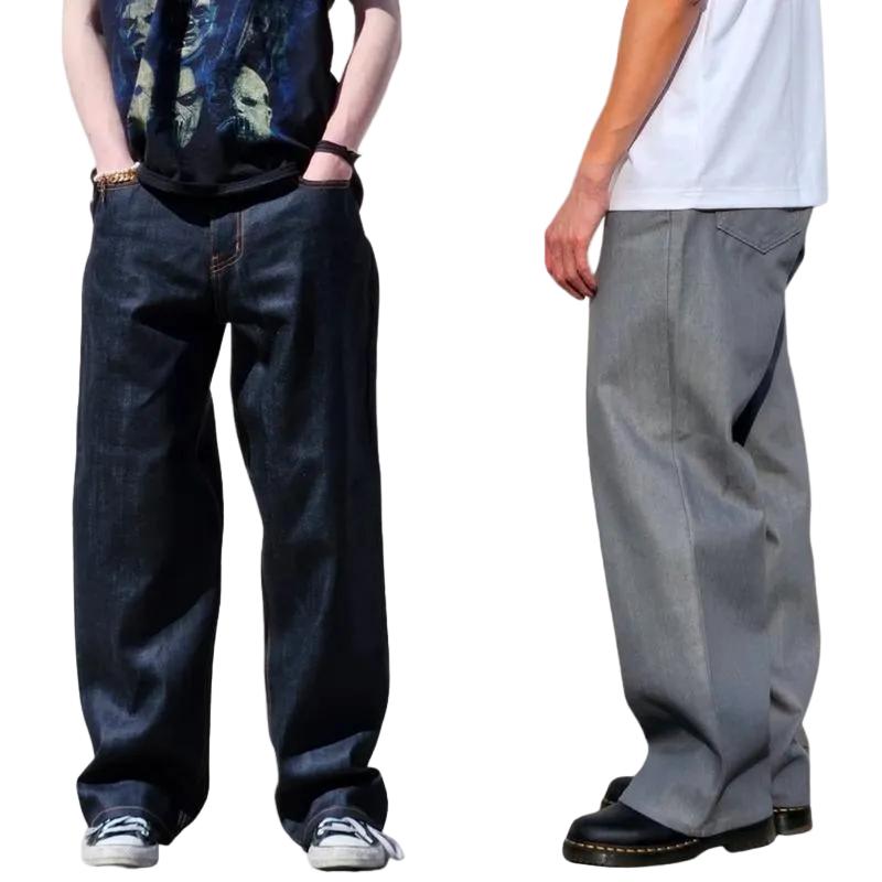 Neo Blue Baggy Pants Male Product Image
