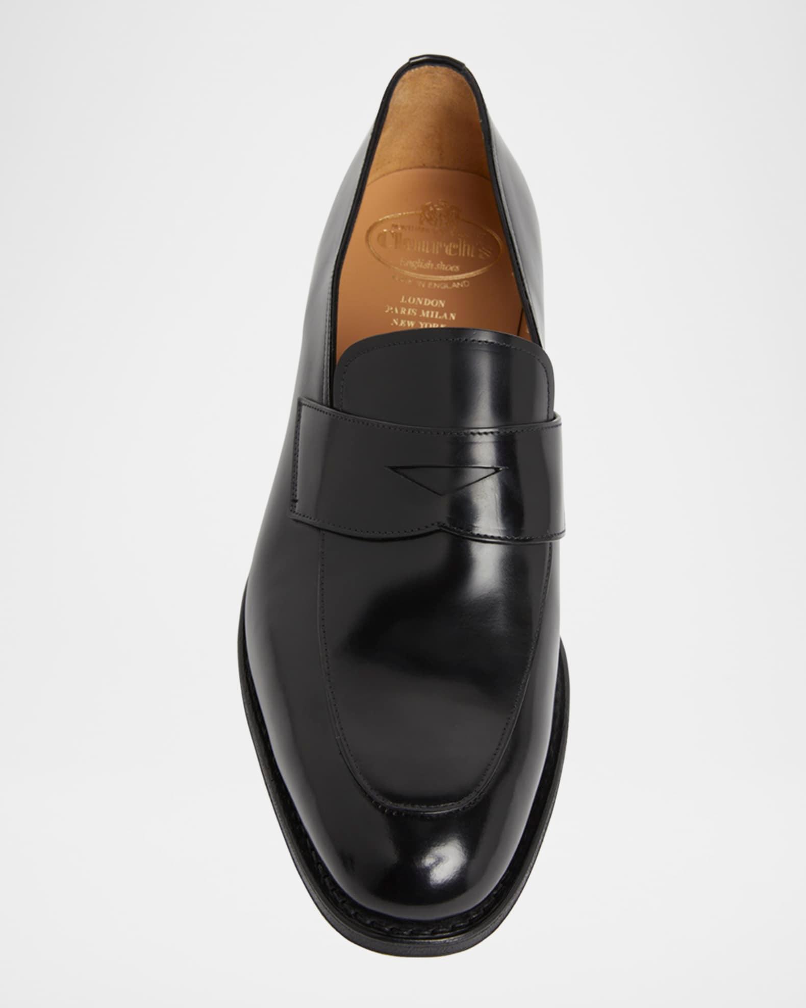 Men's Hertford Leather Rubber-Sole Penny Loafers Product Image