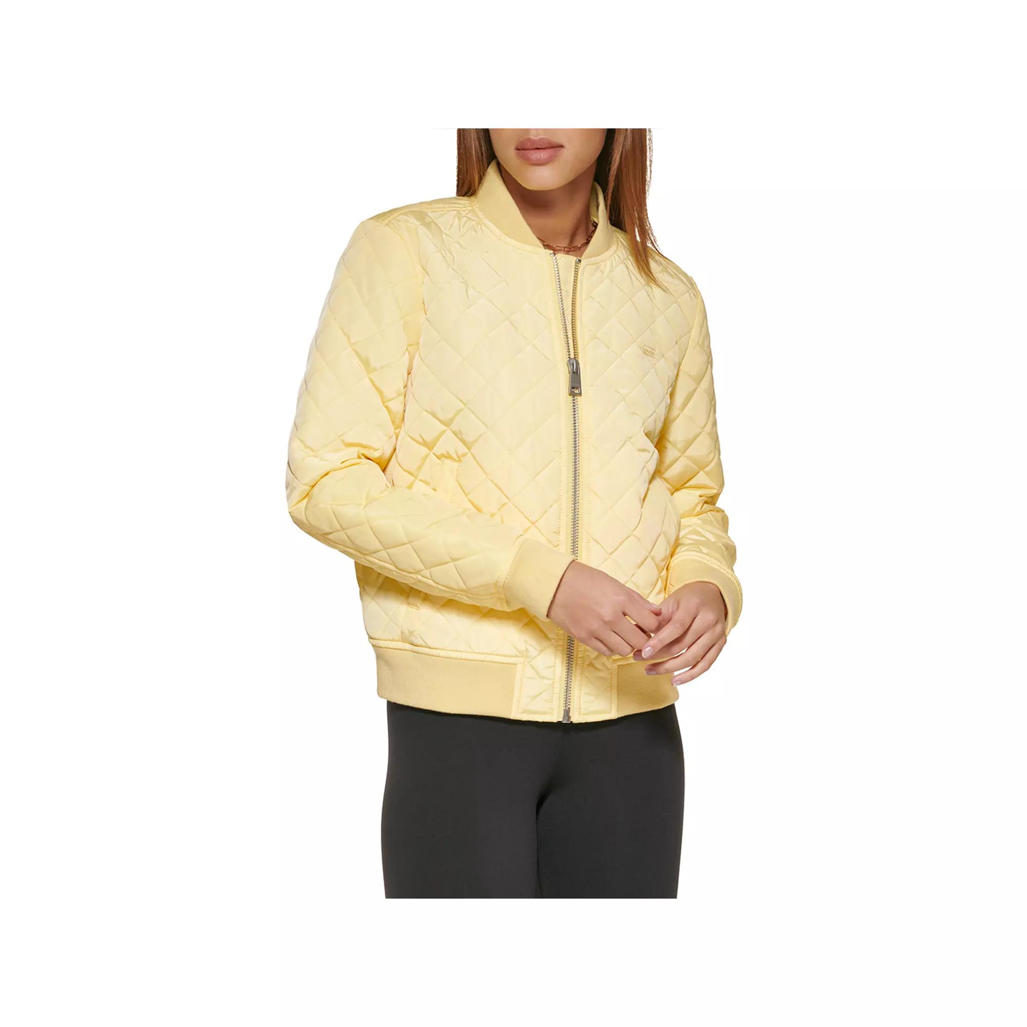 Womens Levis Diamond Quilted Bomber Jacket Product Image