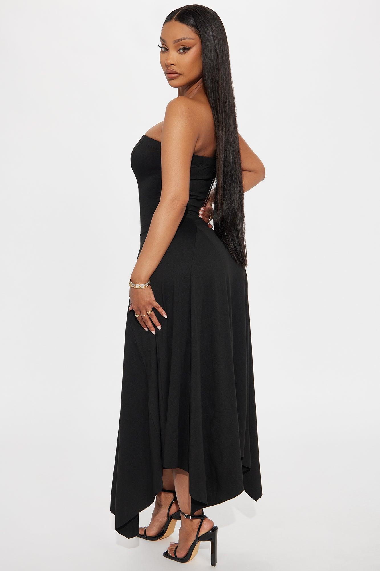 Klarissa Strapless Maxi Dress - Black Product Image