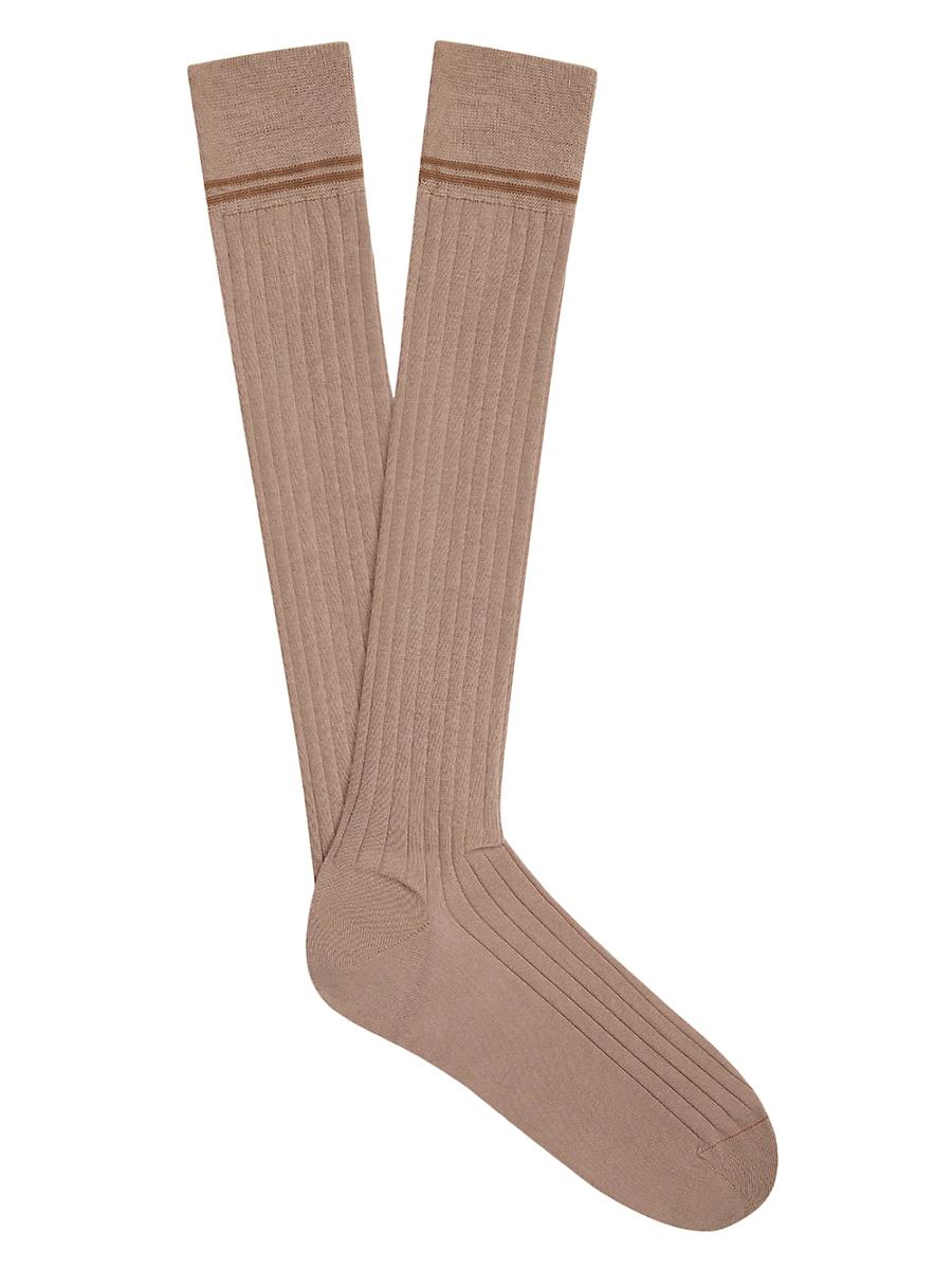 Mens Cotton and Cashmere Blend Socks Product Image
