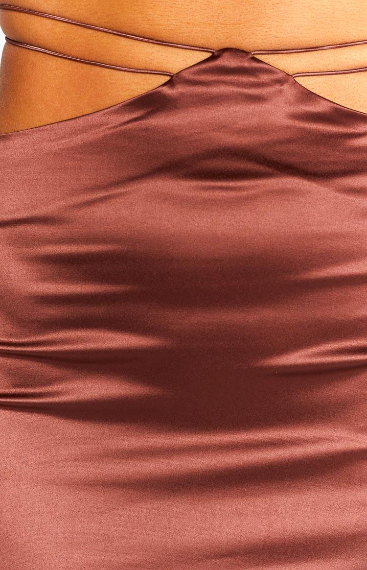 Gigi Brown Maxi Skirt Product Image