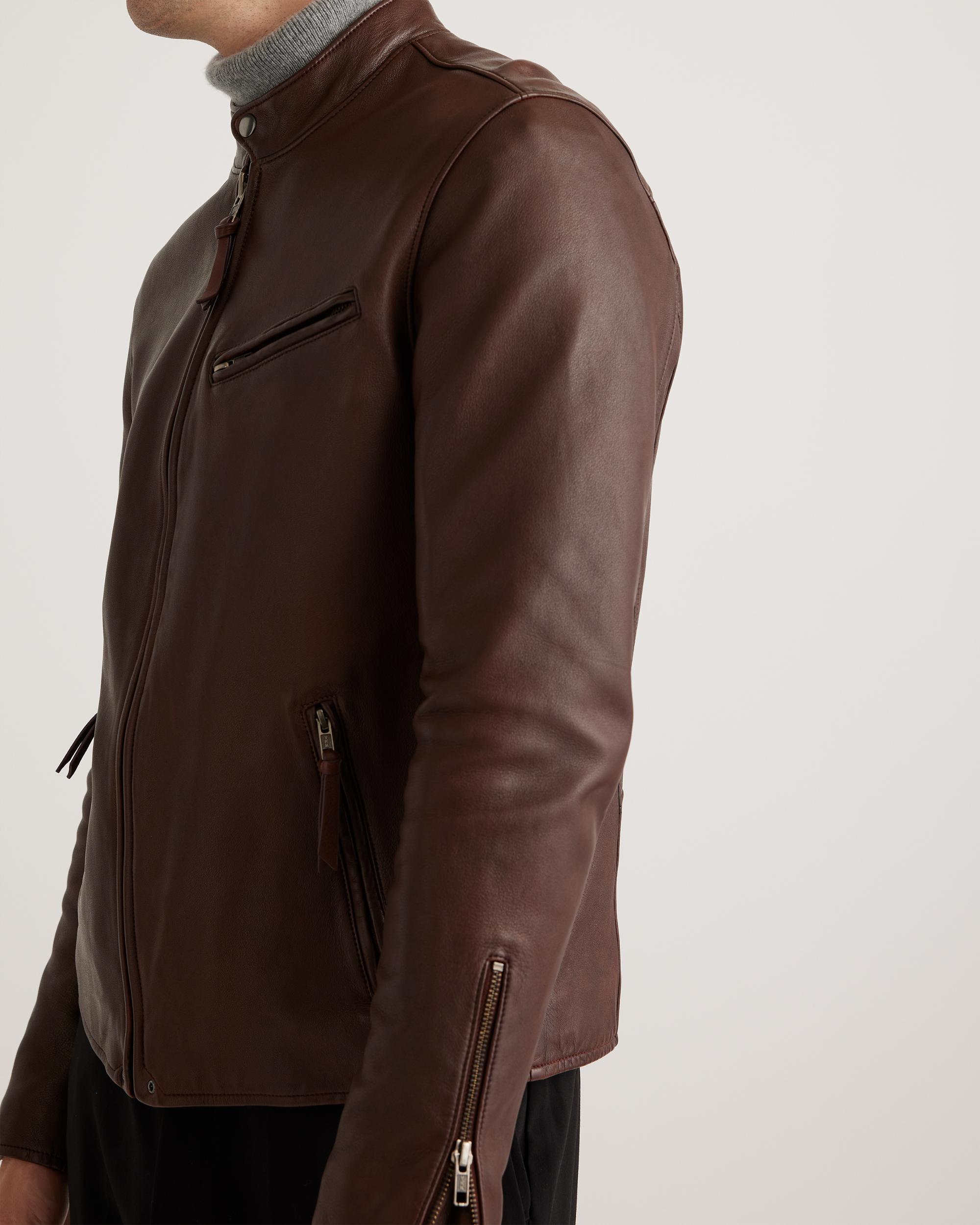 Quince | Men's Café Racer Jacket Leather Product Image