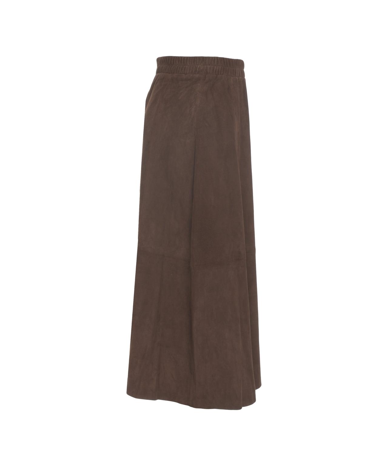 Suede midi skirt Product Image