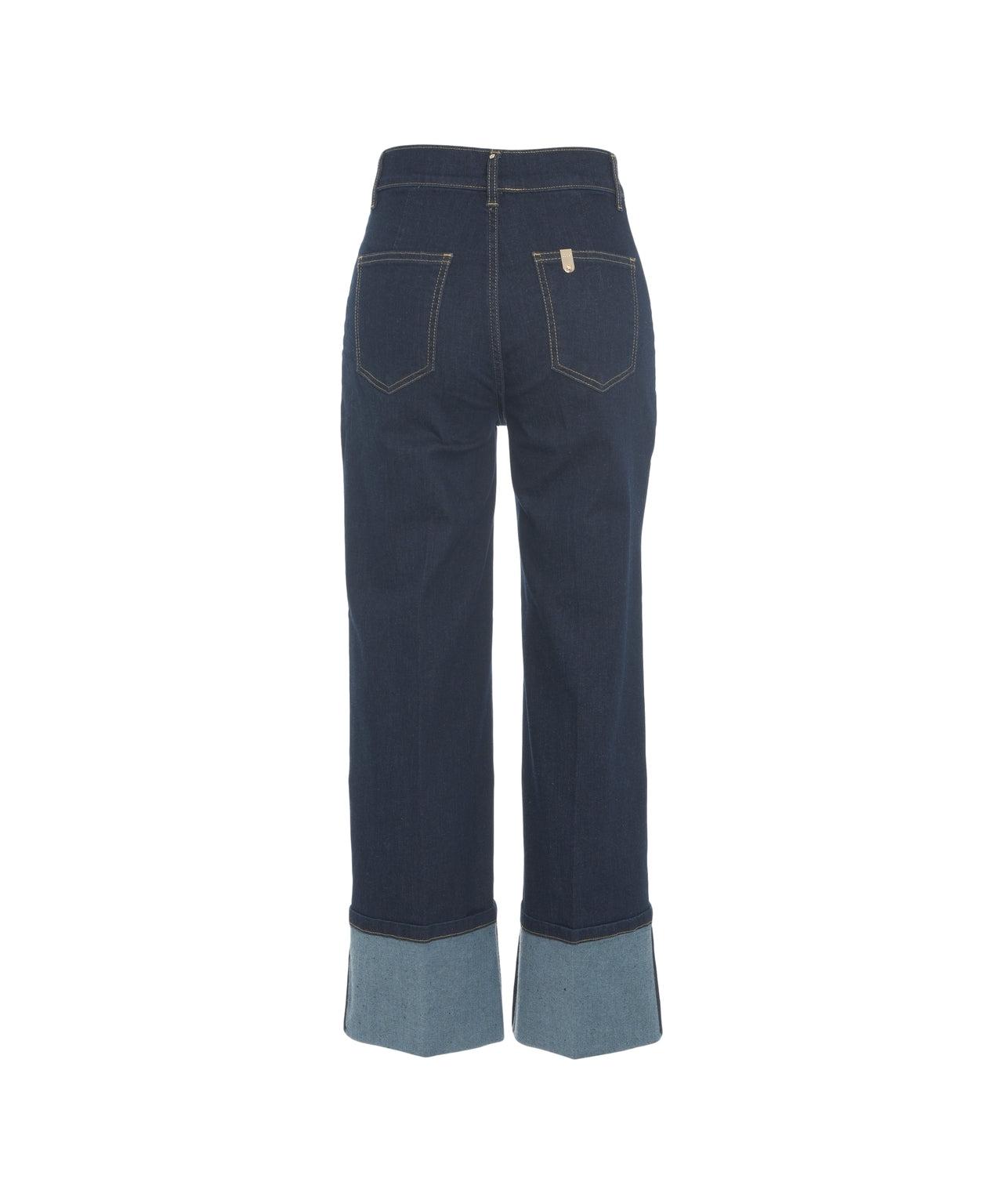 Straight Leg Jeans with cuffs Product Image
