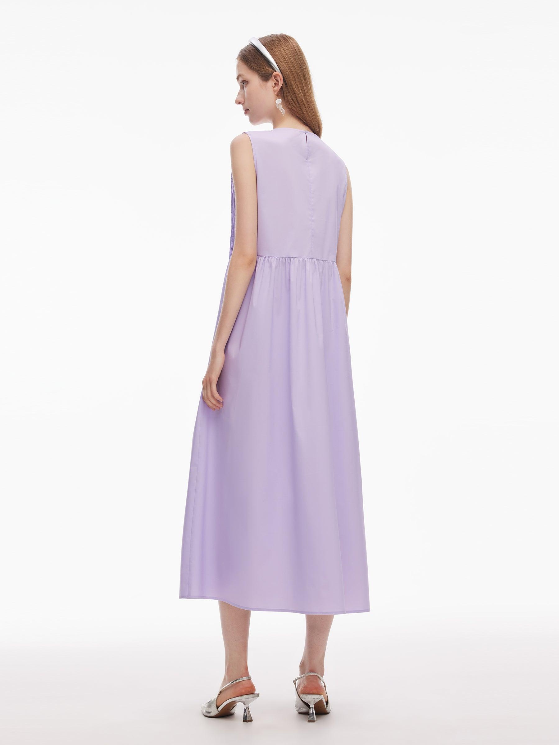 Loose Fit A-Line Women Sleeveless Maxi Dress Product Image