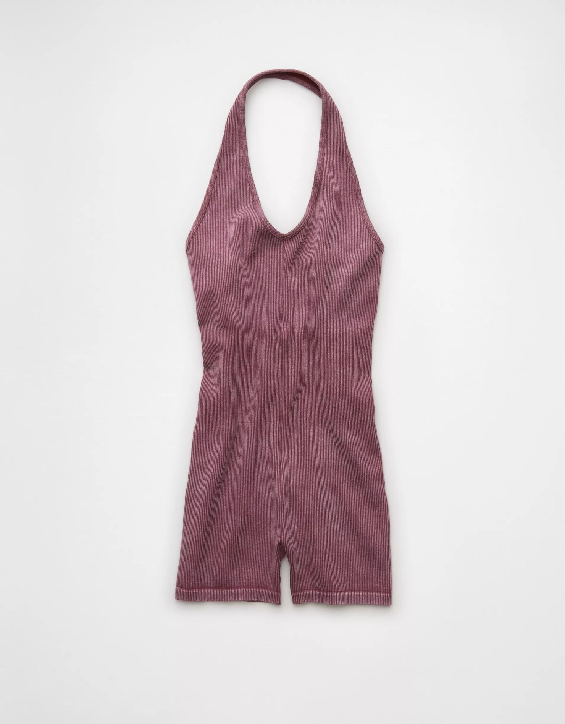 AE Saltwash Halter Romper Product Image