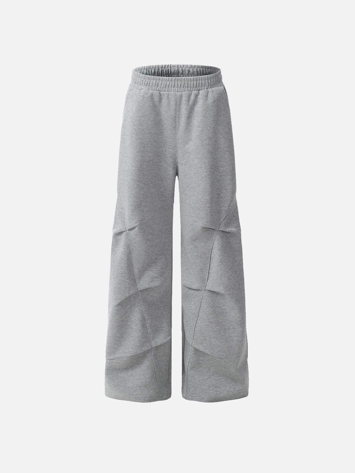 Aelfric Eden Solid Wrinkle Patchwork Sweatpants Product Image
