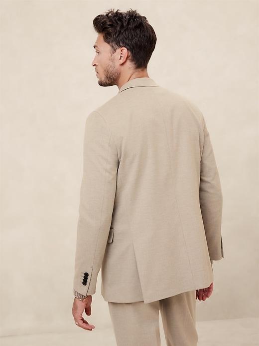 Tailored-Fit Flannel Suit Jacket Product Image