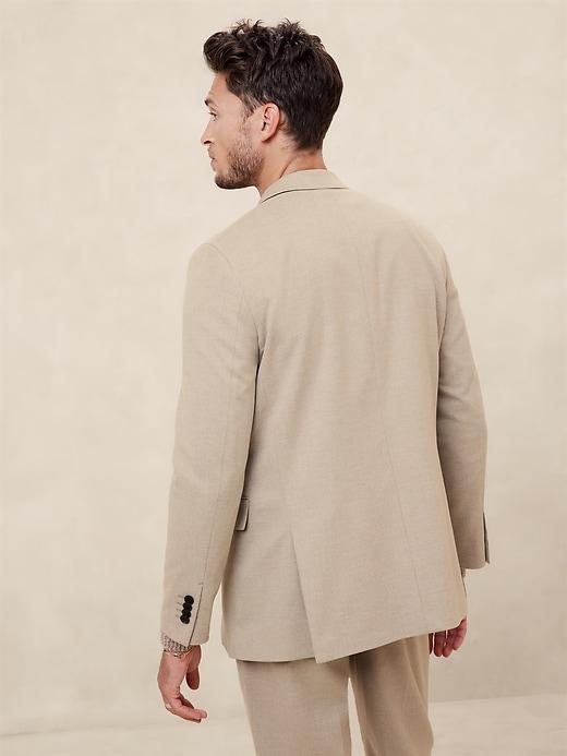 Tailored-Fit Flannel Suit Jacket Product Image