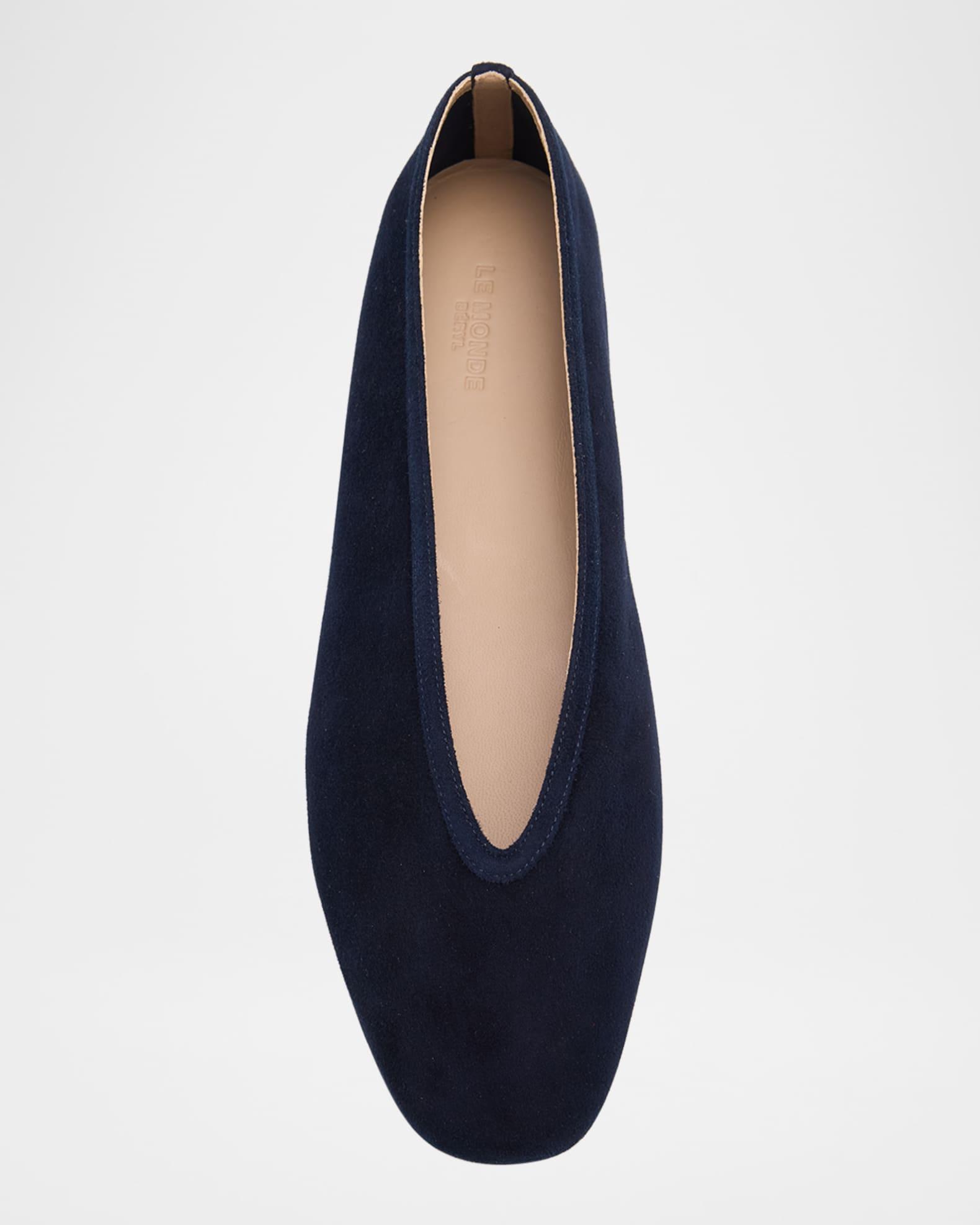 Luna Suede Ballerina Slippers Product Image