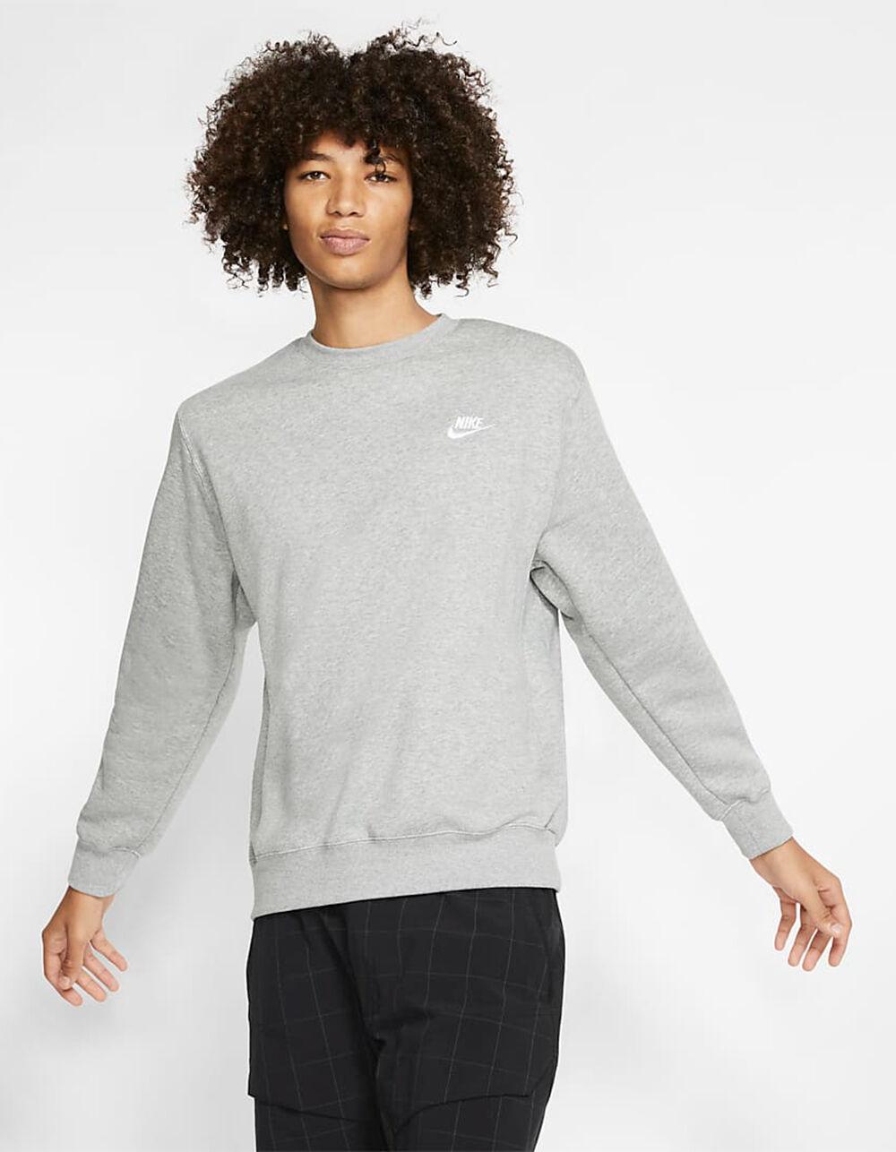 NIKE Sportswear Club Fleece Mens Crewneck Sweatshirt - BLACK Product Image