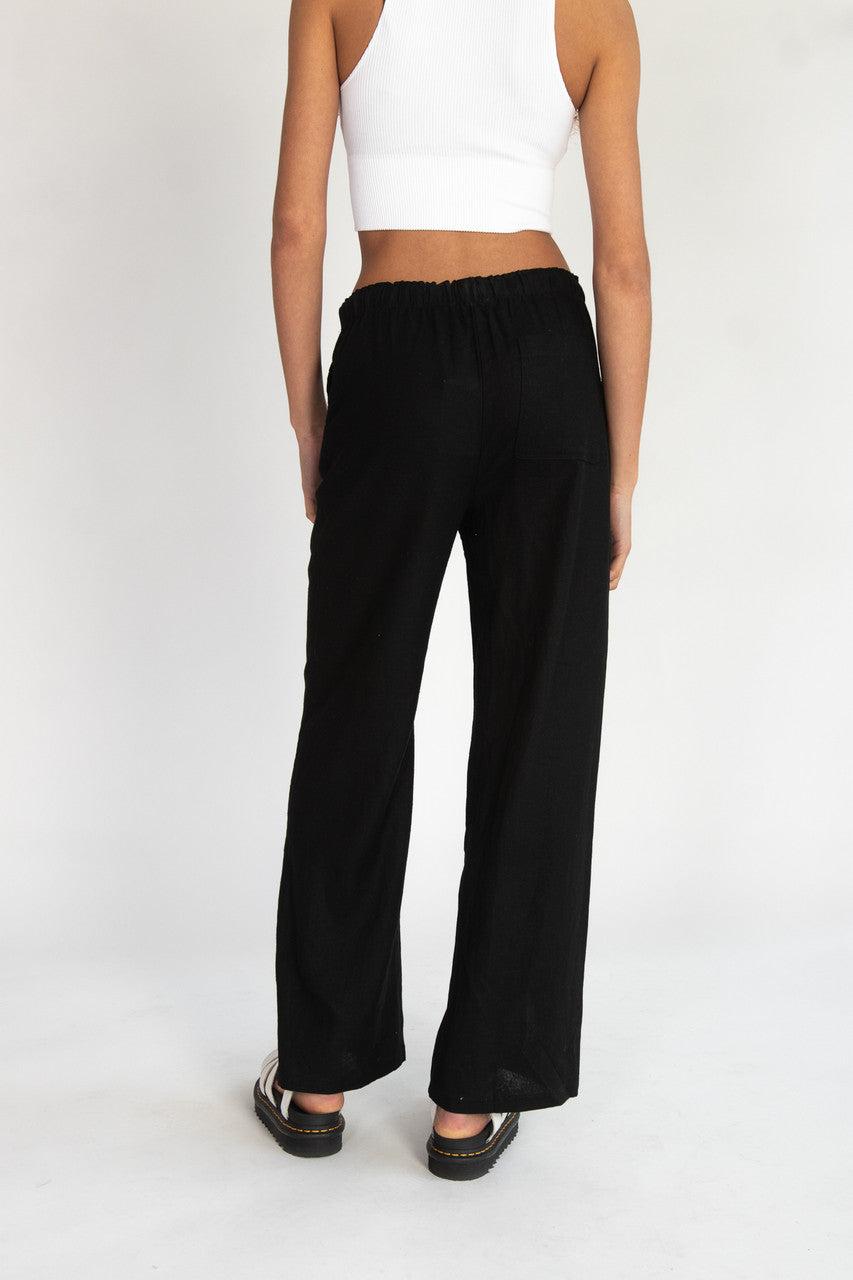 Linen Drawstring Pants Product Image