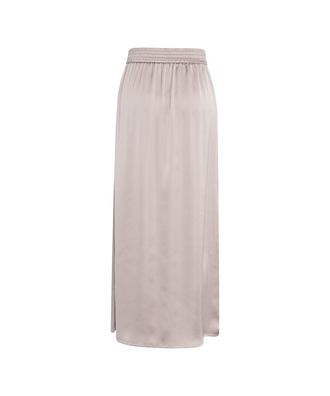 Satin maxi skirt Product Image