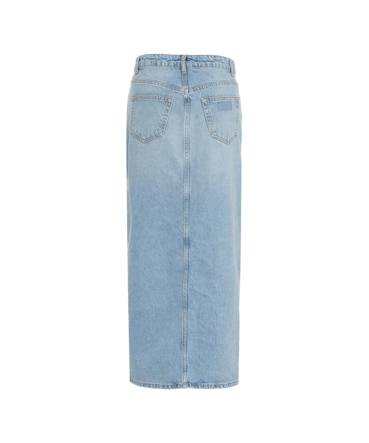 Maxi denim skirt Product Image