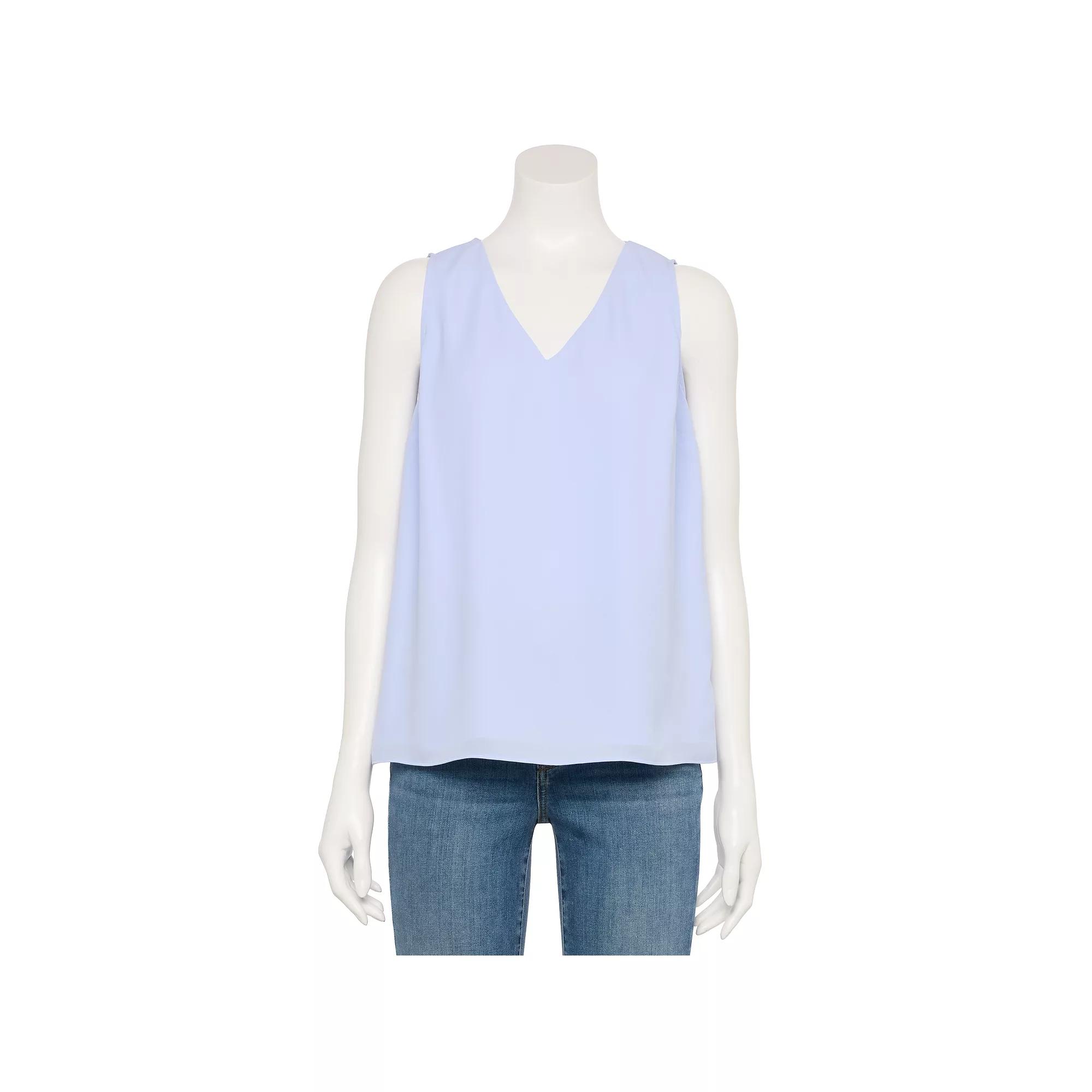 Women's Nine West Adaptive V-Neck Shell Tank Top,  Product Image