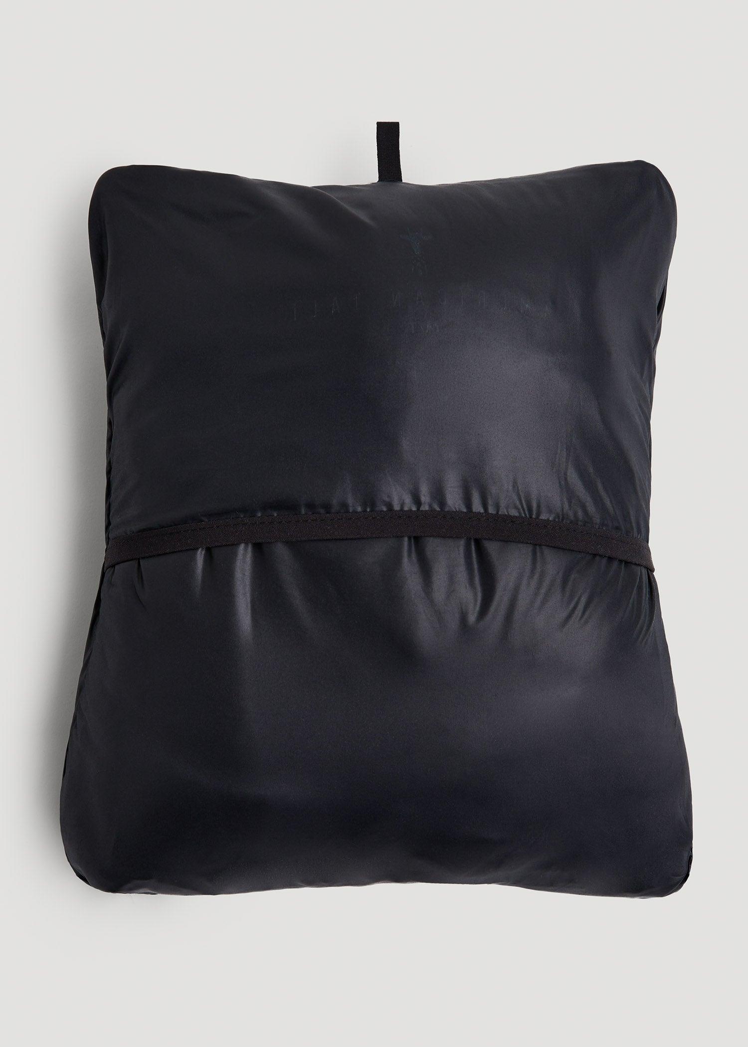 Packable Puffer Jacket for Tall Women in Black Female Product Image