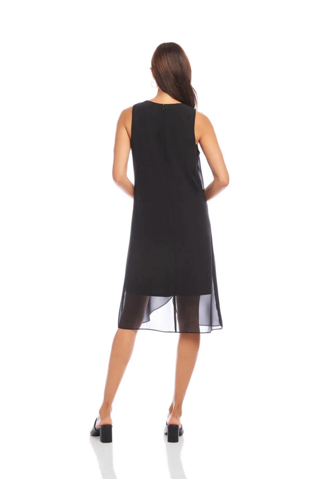 Draped Crossover Dress Product Image