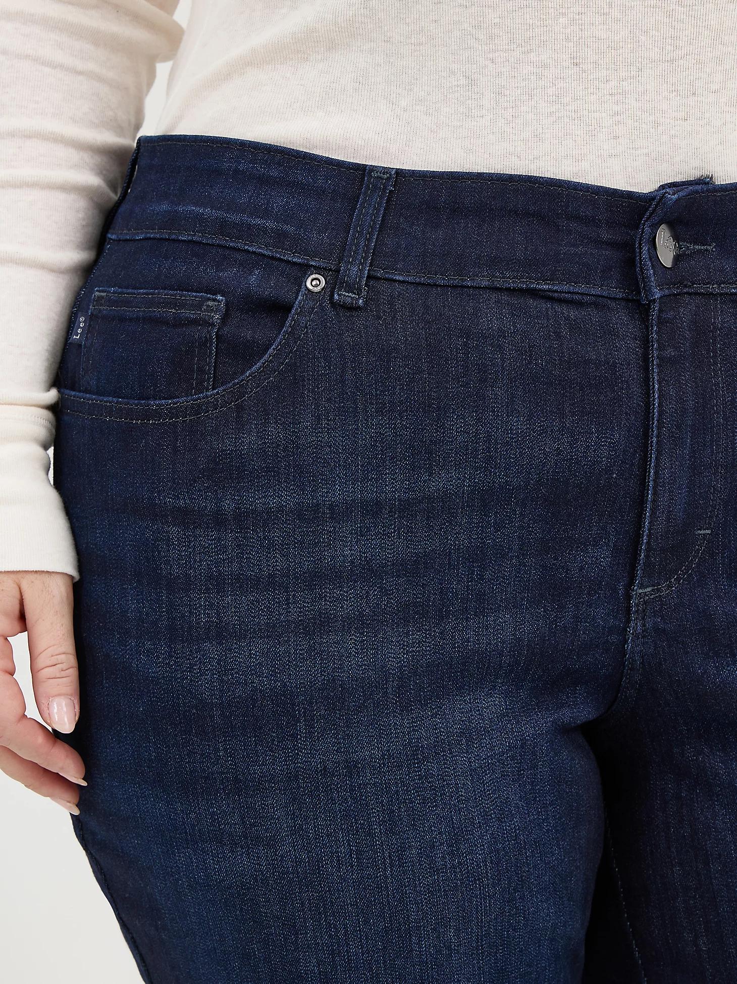 Women’s Stretch Relaxed Fit Straight Leg Jean (Plus) | Women's Jeans | Lee® Product Image