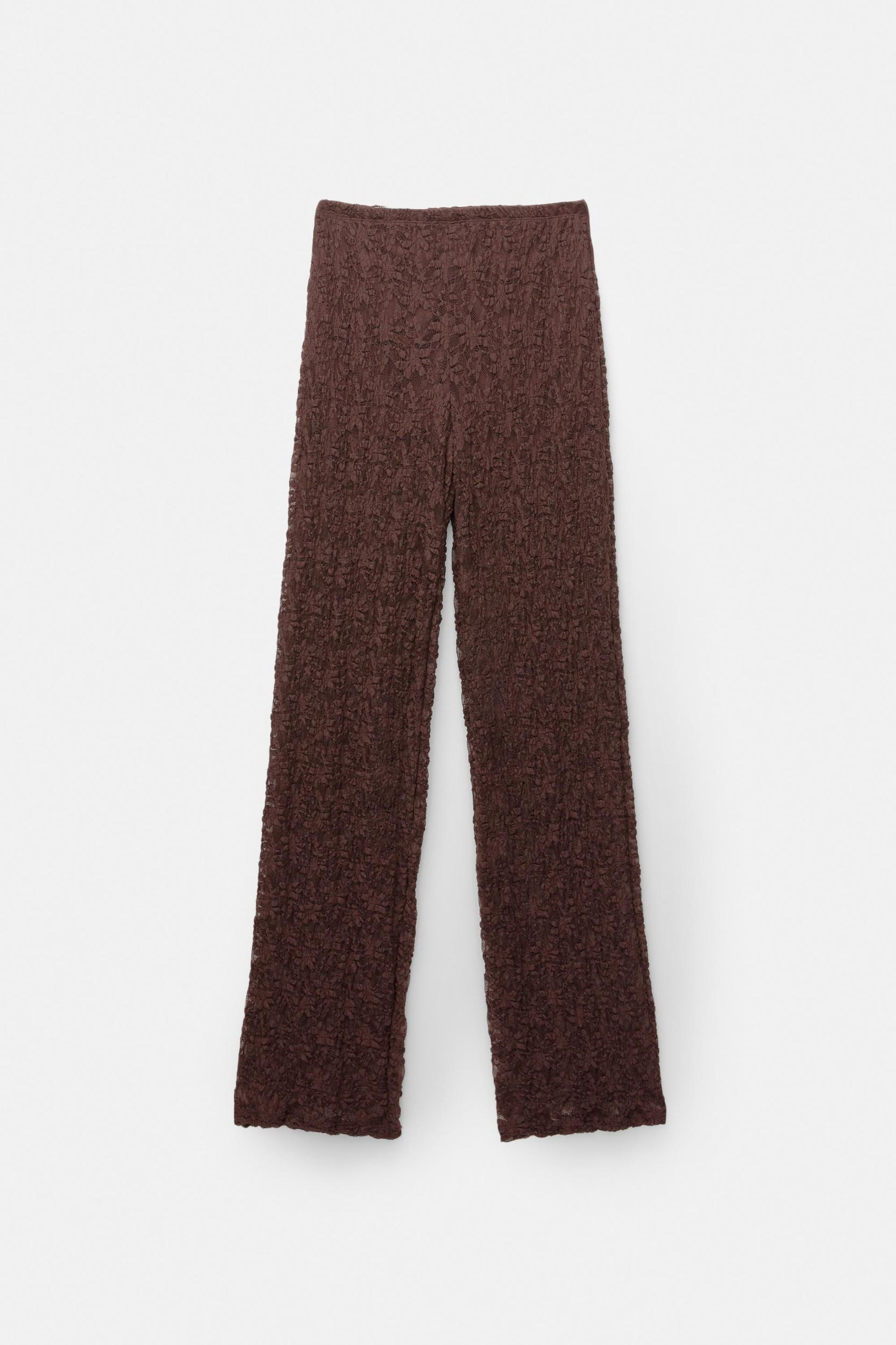 Straight fit lace pants Product Image