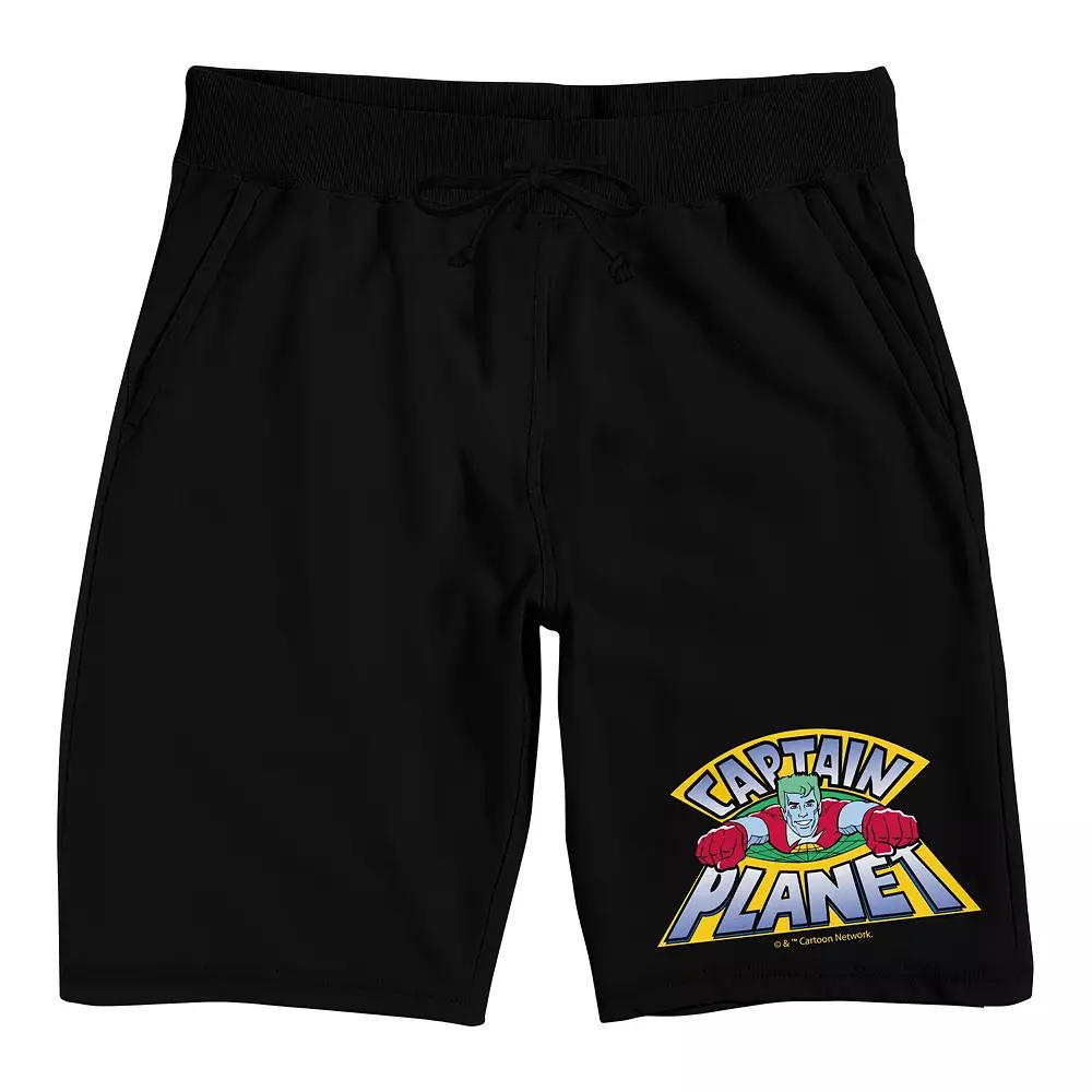Men's Captain Planet Flying Pajama Shorts,  Product Image