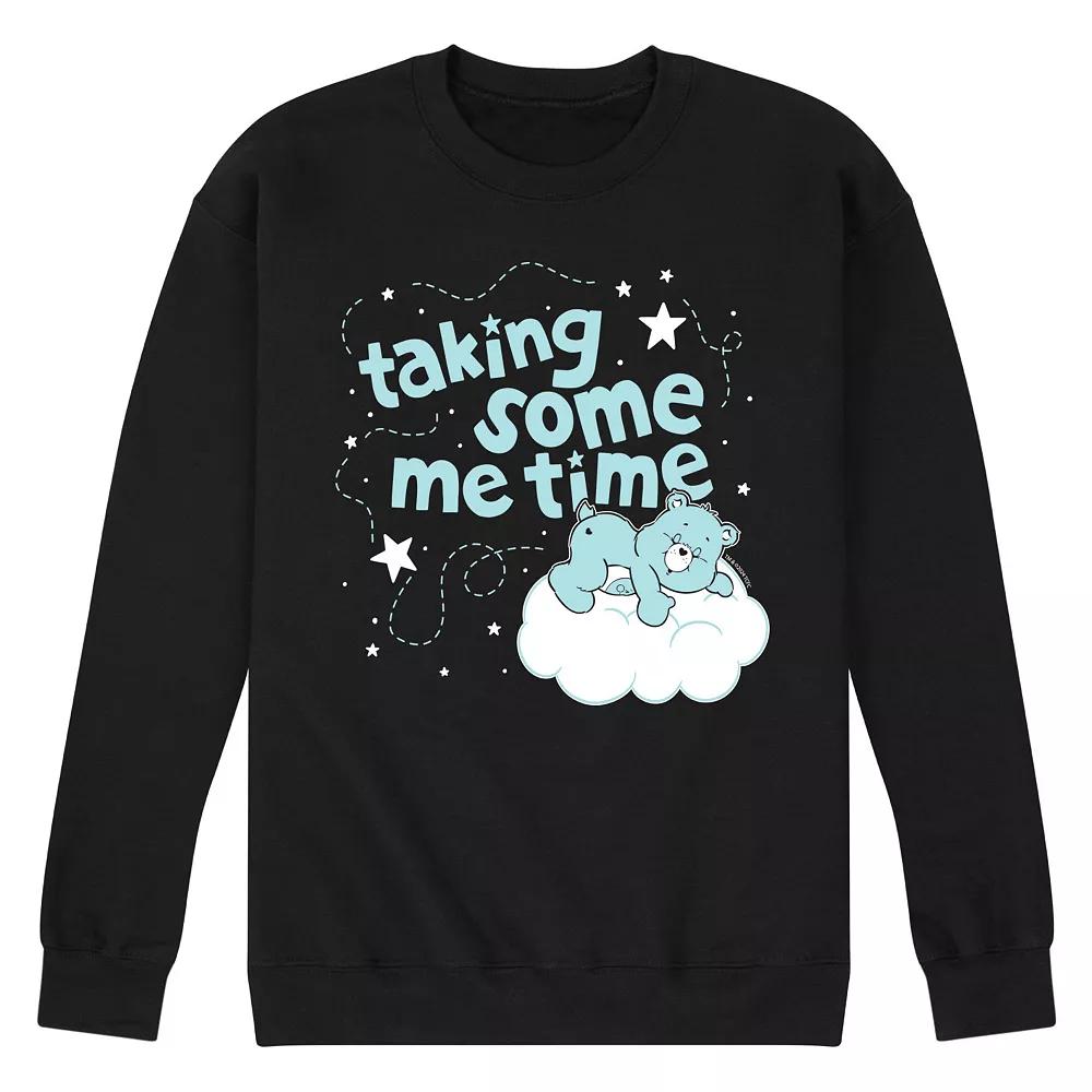 Men's Care Bears Taking Some Me Time Fleece Sweatshirt,  Product Image