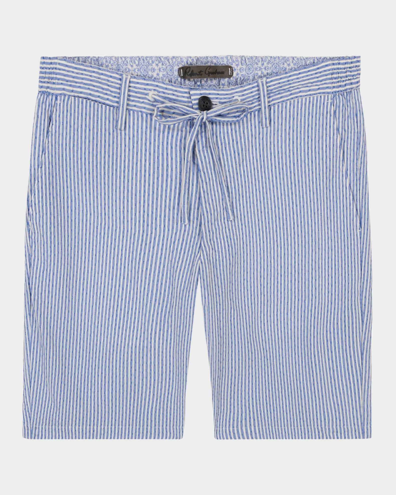 Mens Fornillo Striped Woven Drawstring Shorts Product Image