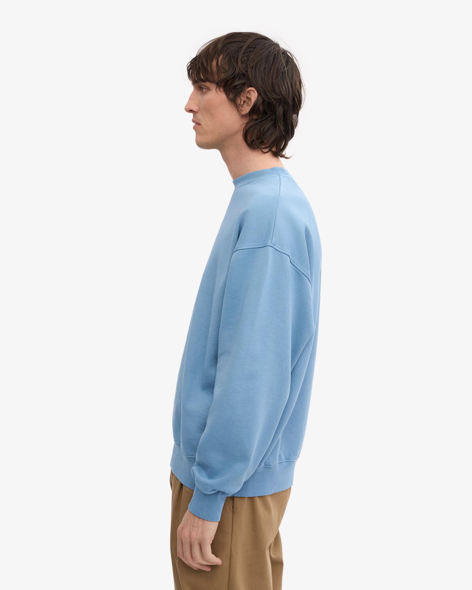 Organic Oversized Crew - Seaside Blue Product Image