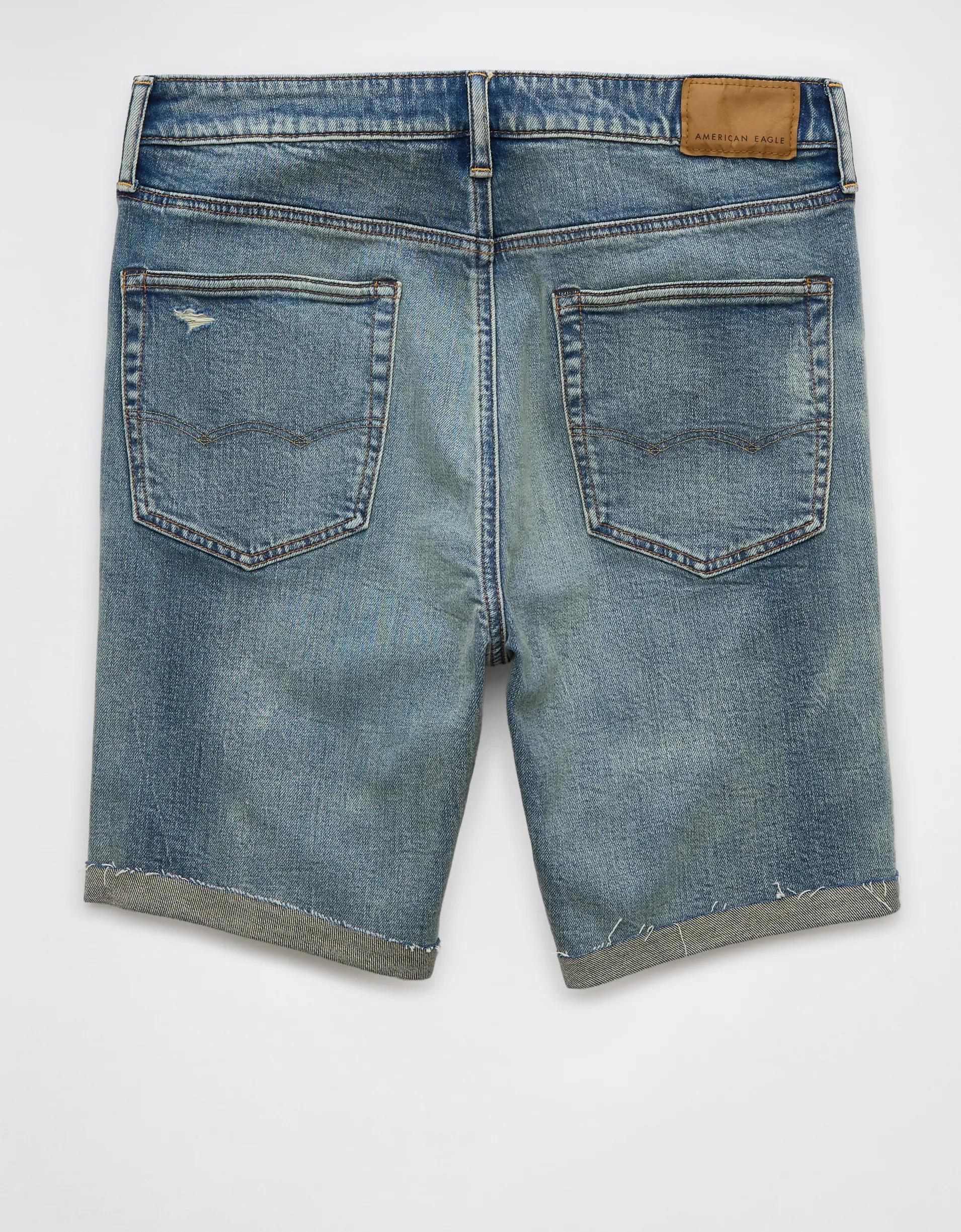 AE 9" AirFlex+ Patched Denim Short Product Image