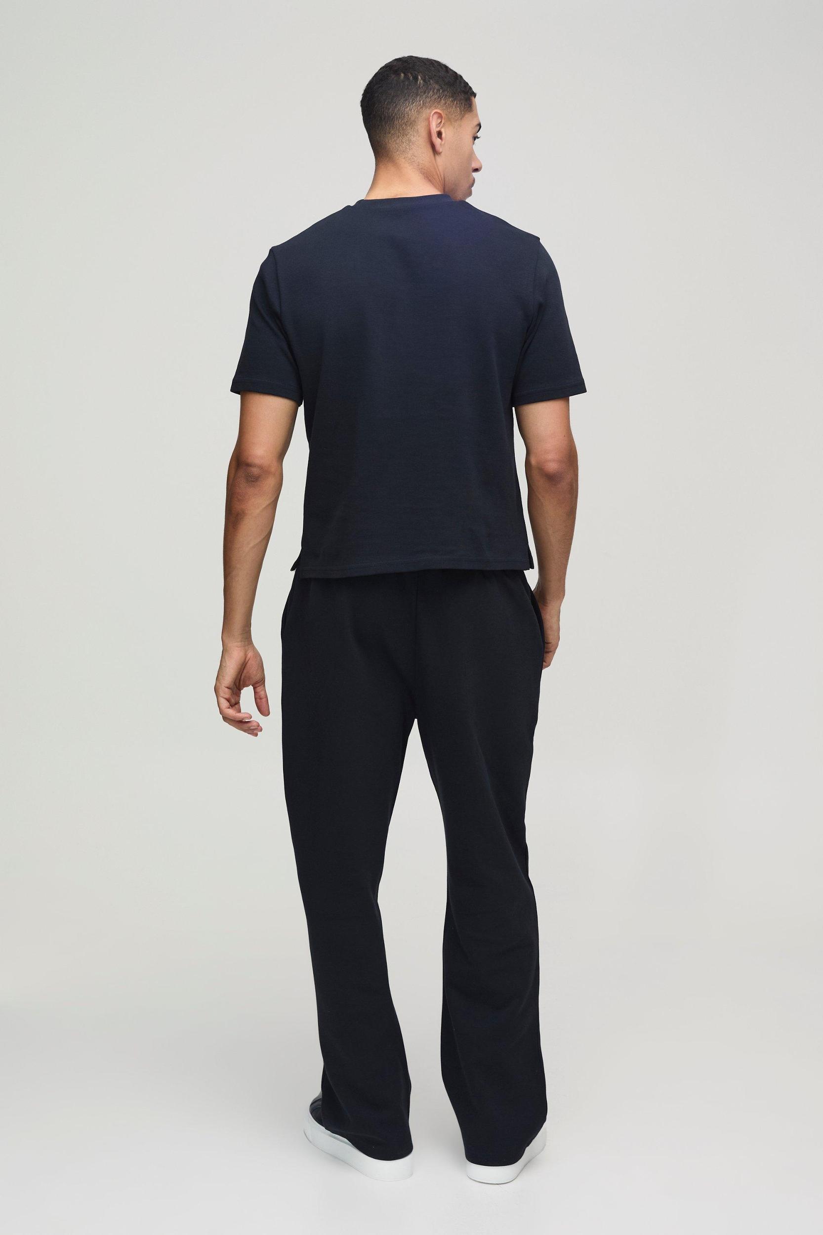 Heavyweight Pocket Detail Interlock Boxy T-Shirt | boohooMAN USA Product Image