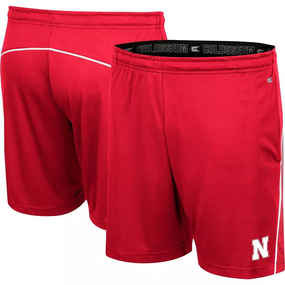 Men's Colosseum Scarlet Nebraska Huskers Laws of Physics Shorts,  Product Image