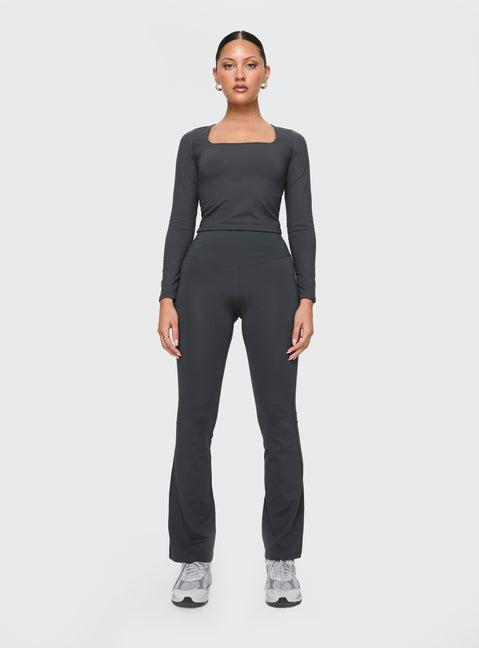 Integrity Activewear Yoga Pants Grey Product Image