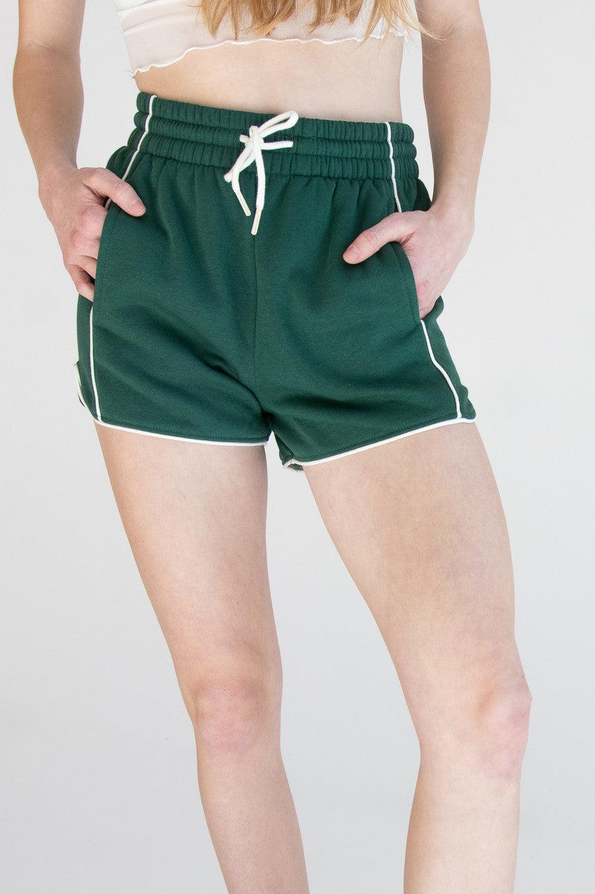 Contrast Piping Dolphin Shorts Product Image