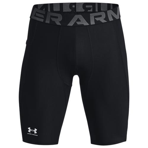Under Armour Mens Under Armour Heatgear Armour 9 Compression Shorts - Mens Black/White Product Image