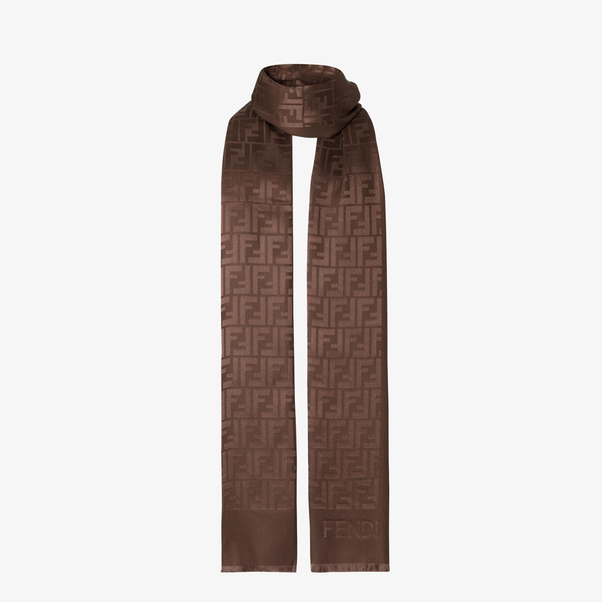 FF StoleBrown silk FF stole Product Image