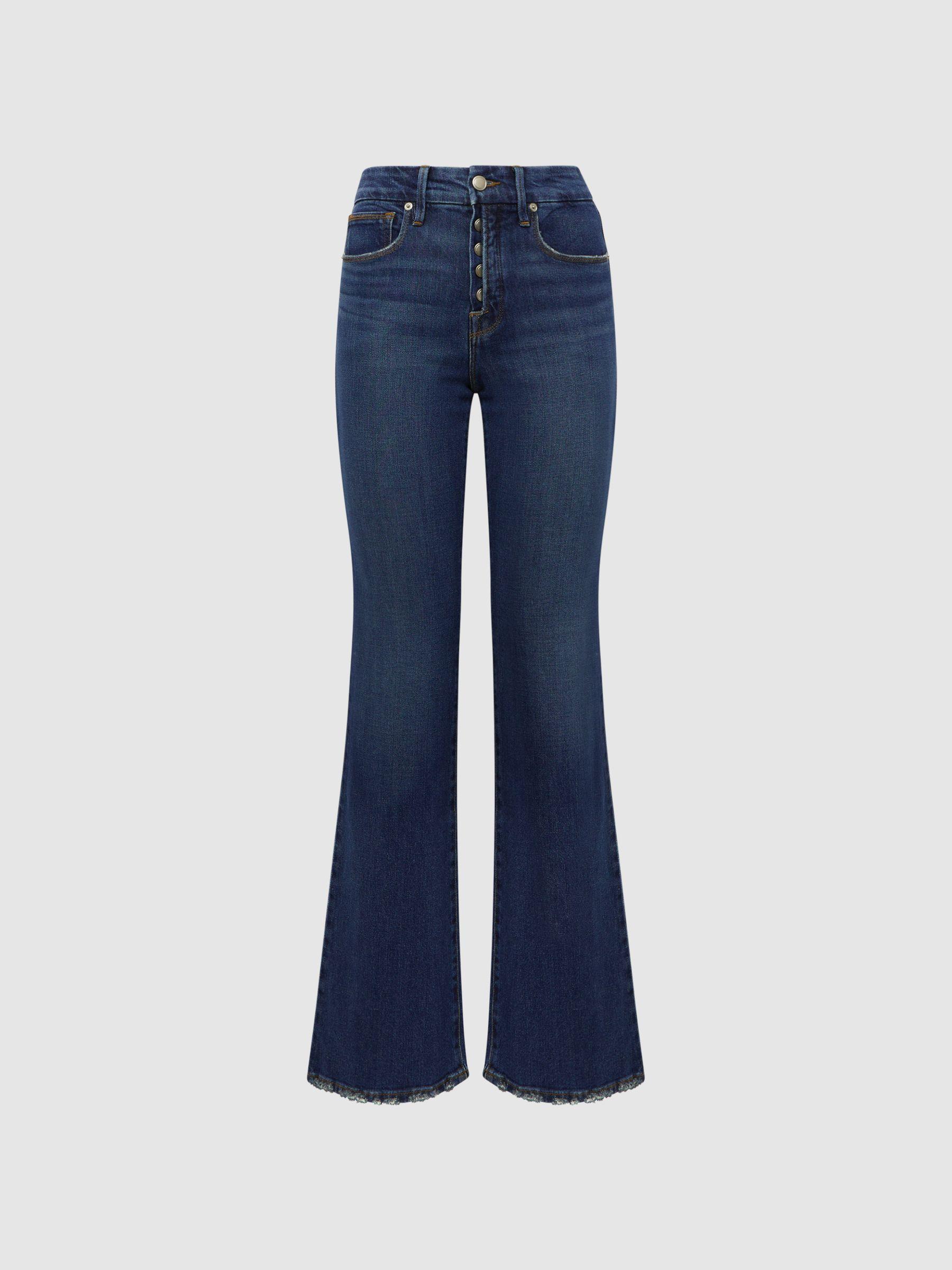 Good American Good Classic Bootleg Jeans in Indigo Product Image