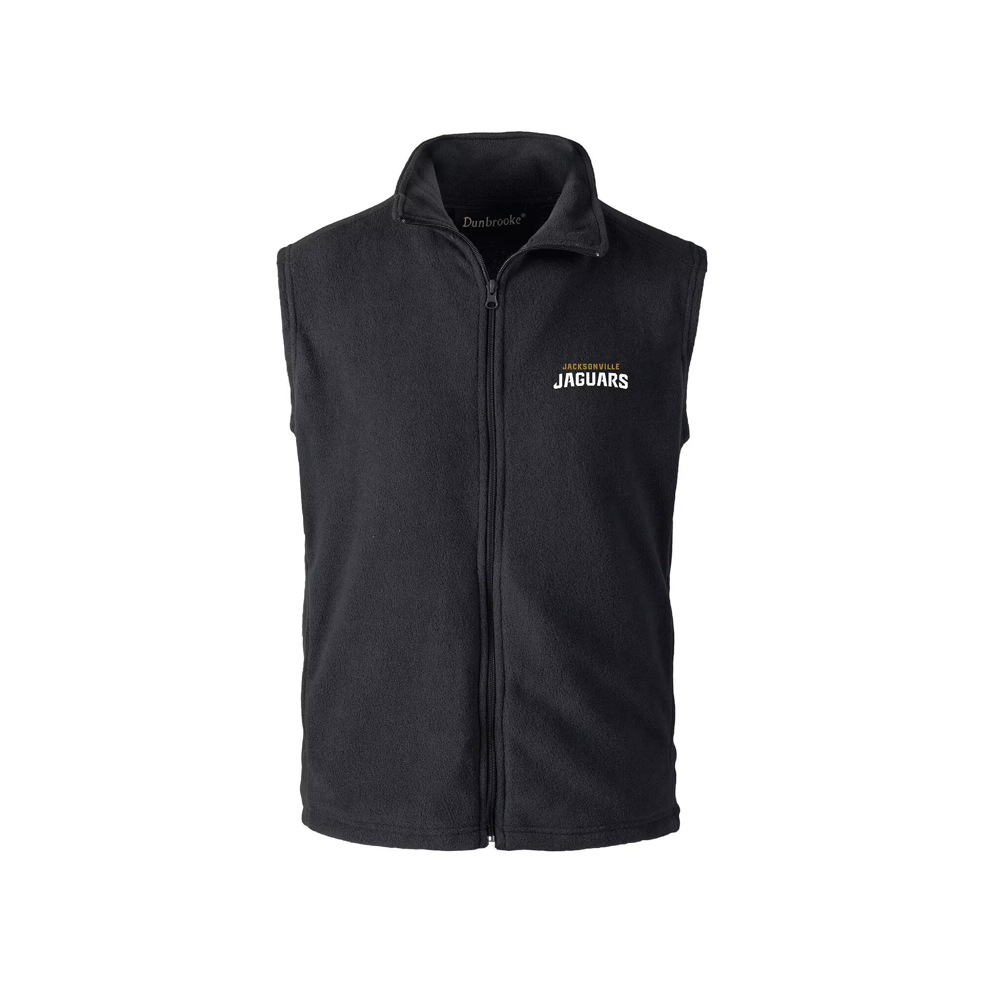 Men's Black Jacksonville Jaguars Houston Fleece Full-Zip Vest,  Product Image