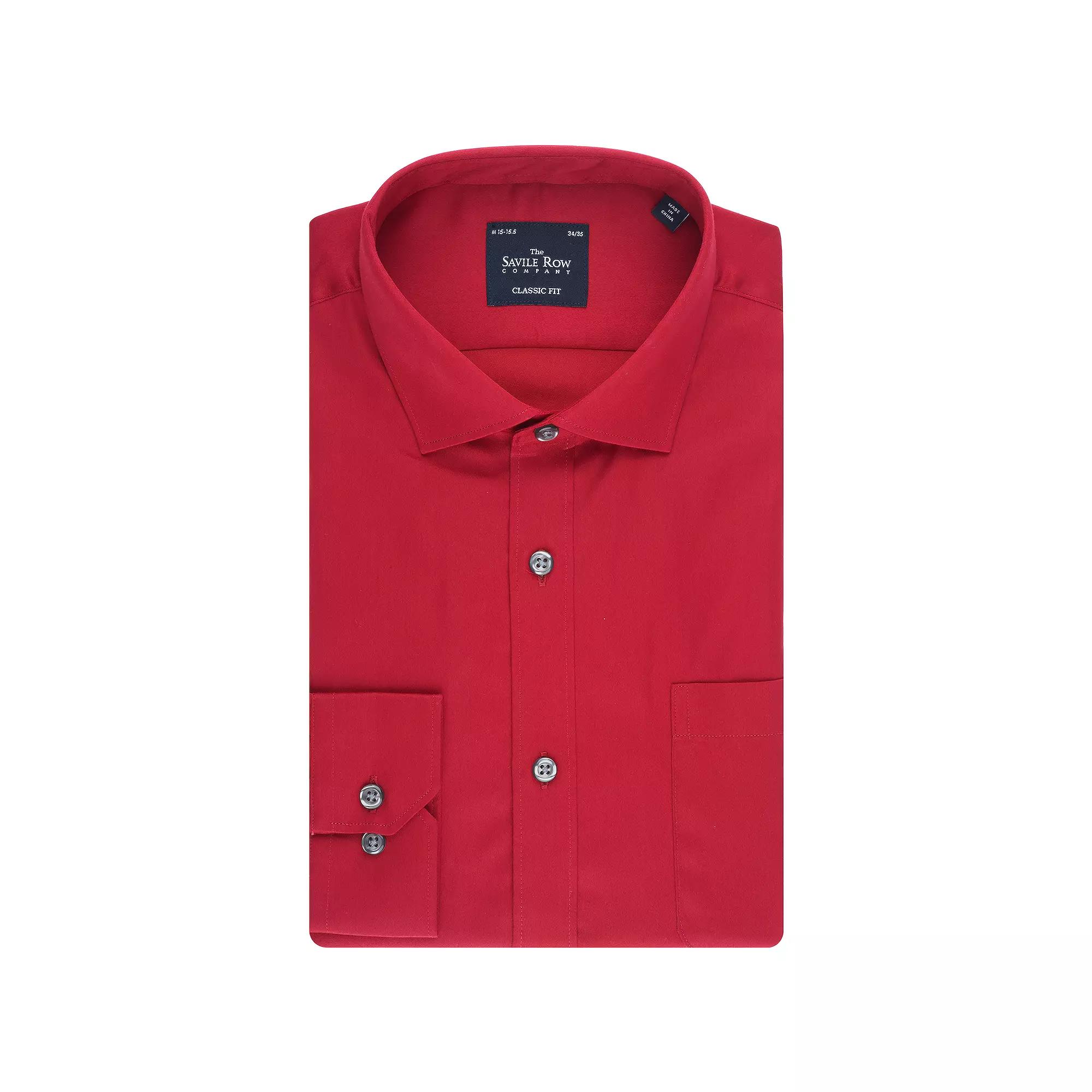 Men's Savile Row Classic Fit Sateen Dress Shirt,  Product Image