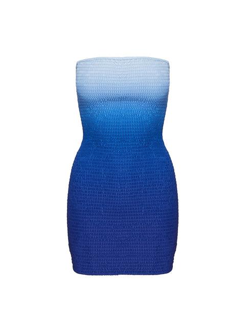 Murphies Strapless Mini Dress Blue Ombre Product Image