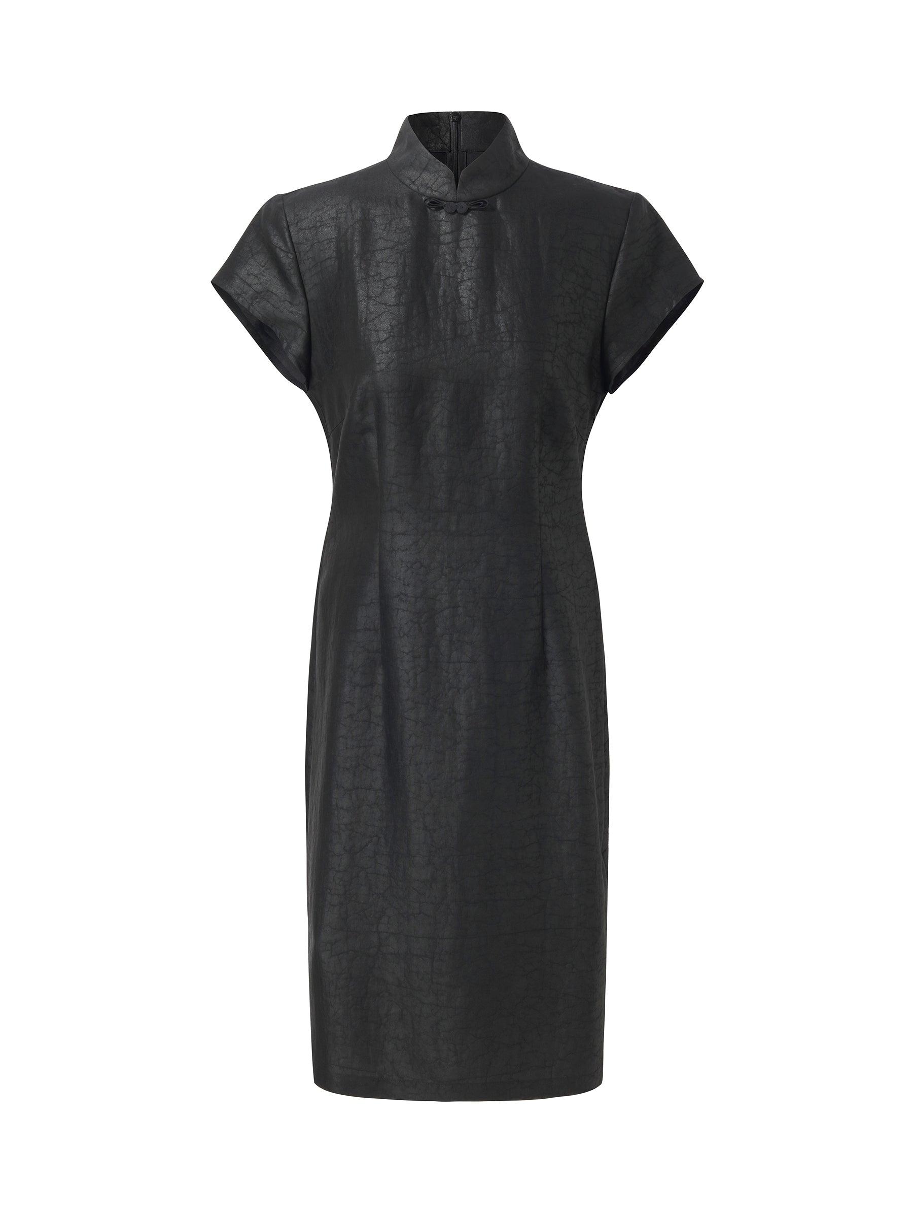 18MM Xiang Yun Silk Women Qipao Mini Dress Product Image