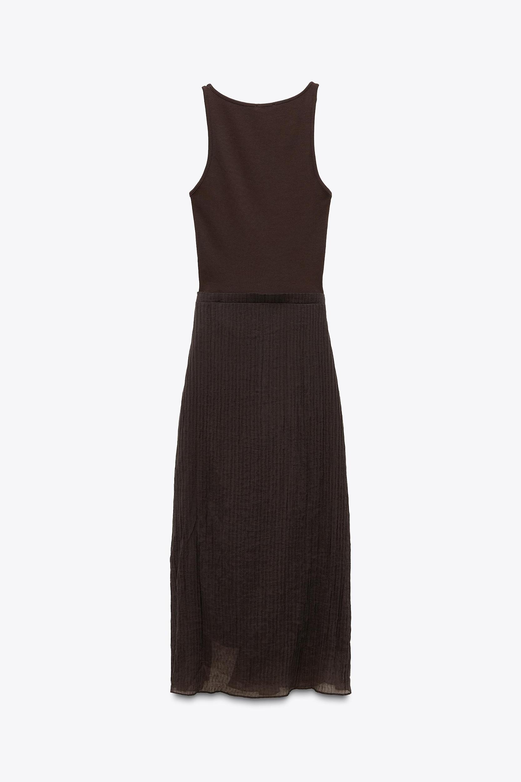 MIXED PAREO DRESS Product Image