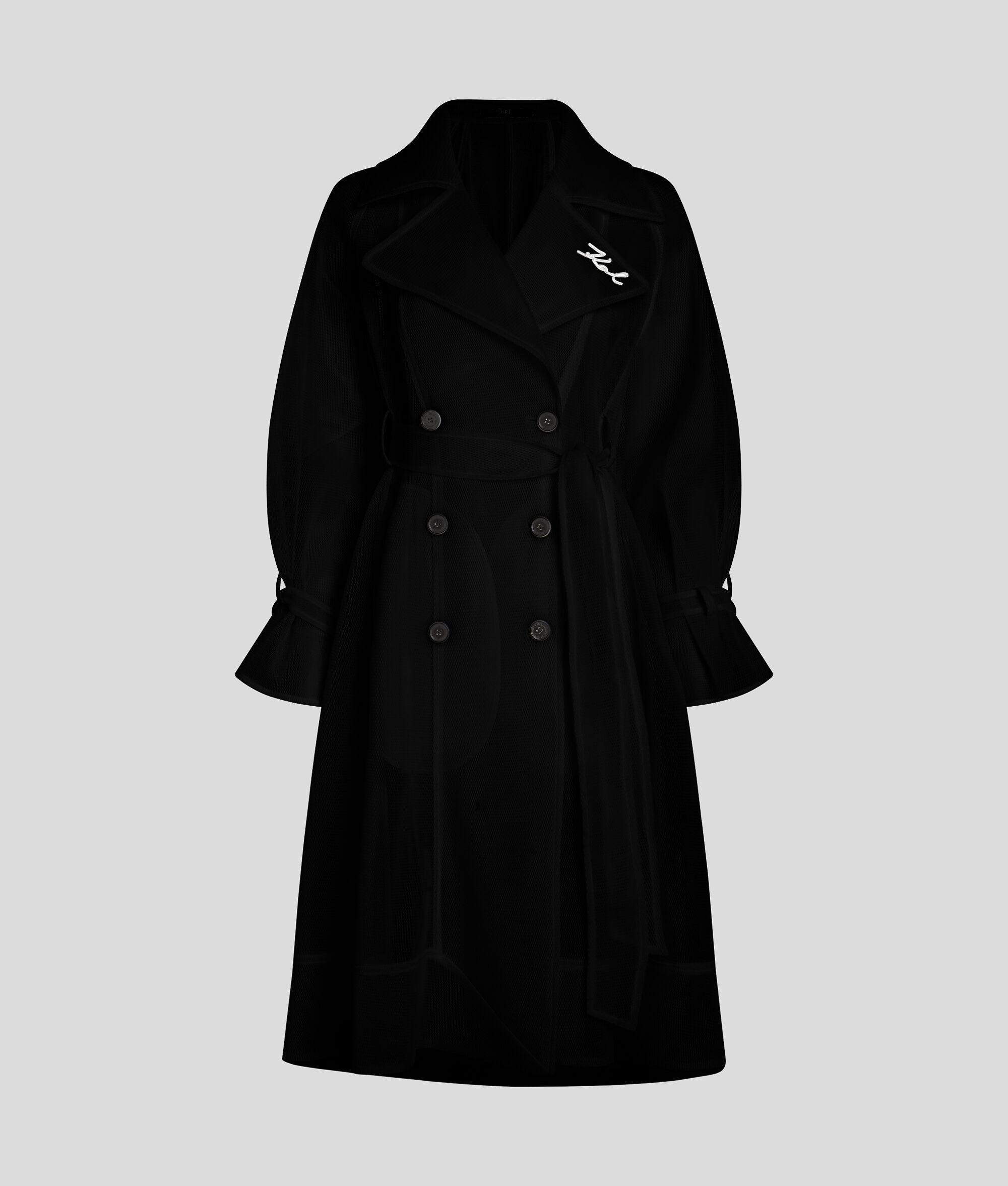 MESH TRENCH COAT Product Image