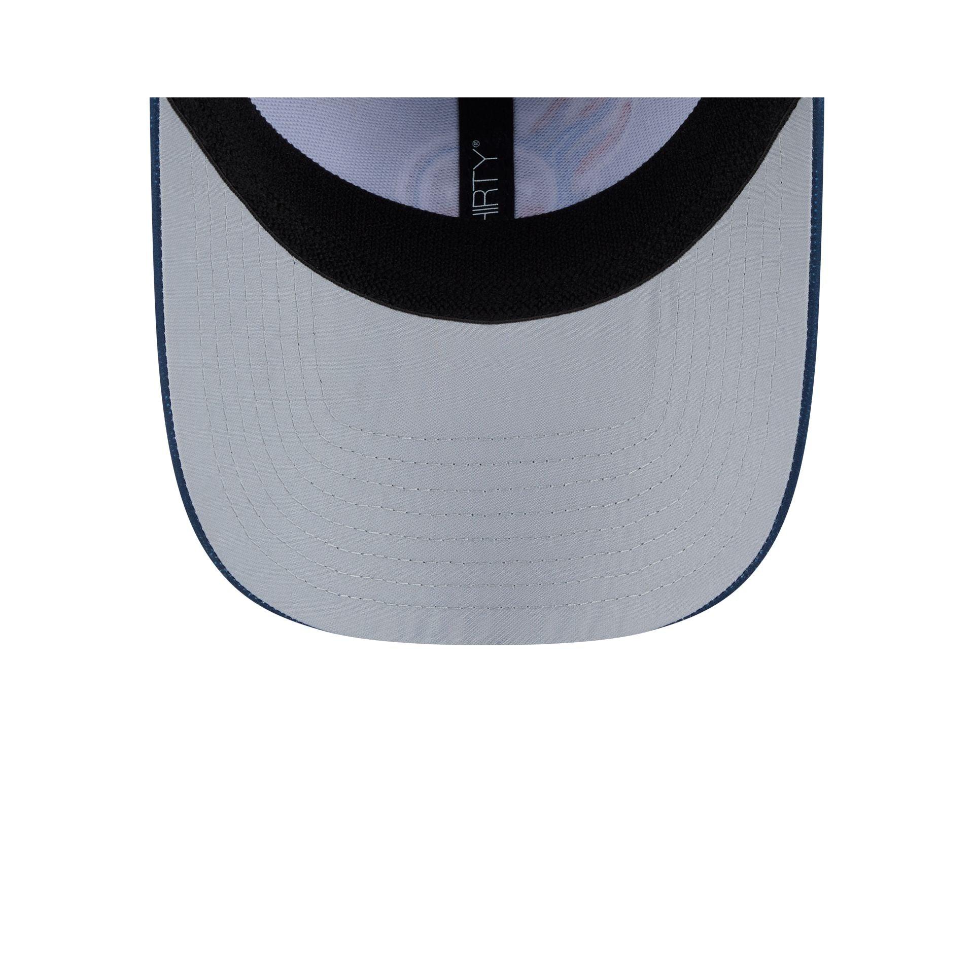 New York Mets Micro Print 9FORTY M-Crown A-Frame Adjustable Hat Male Product Image