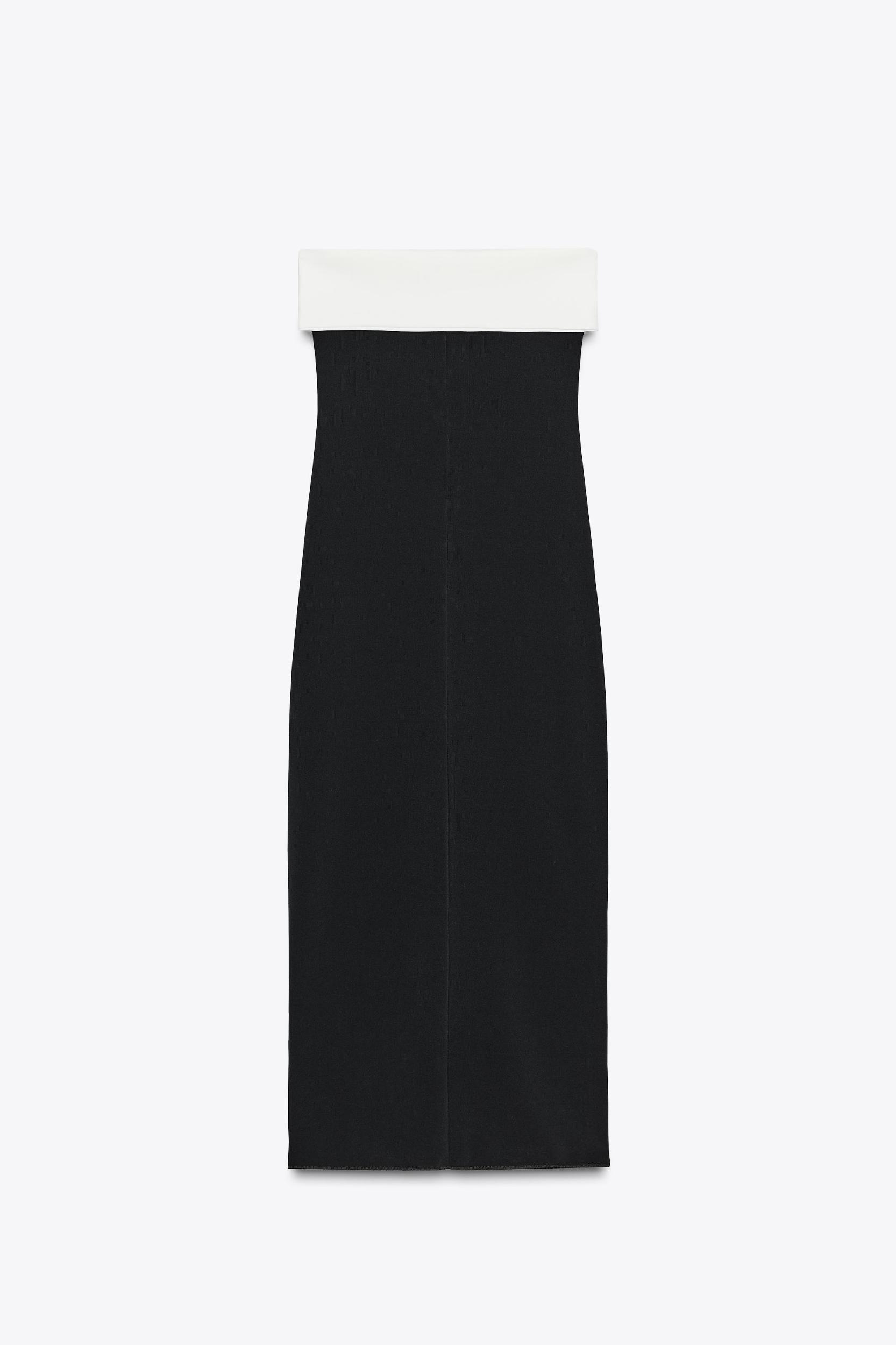 CONTOURING STRETCH BANDEAU DRESS Product Image