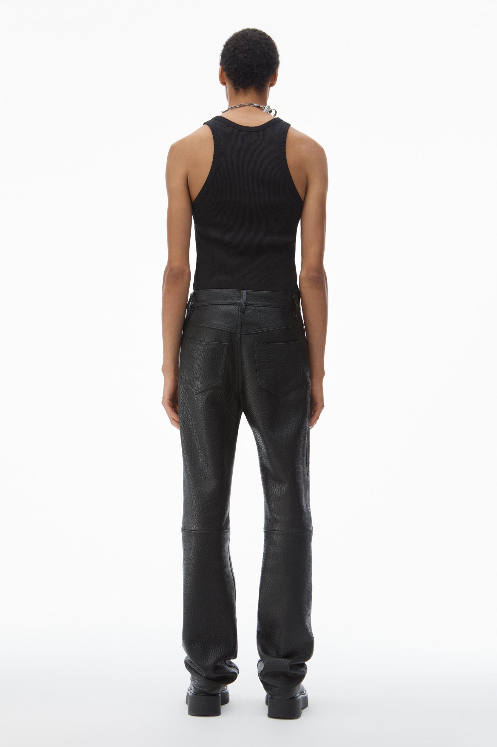 Slim-leg Pants In Primal Lambskin Leather Product Image